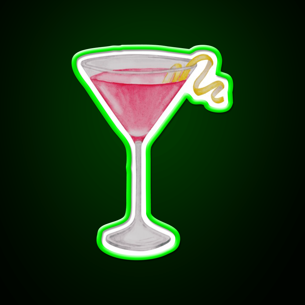 Cosmopolitan Cocktail Bar Decor Led Neon Sign Party Neon Sign Rgb Color - Shineneon