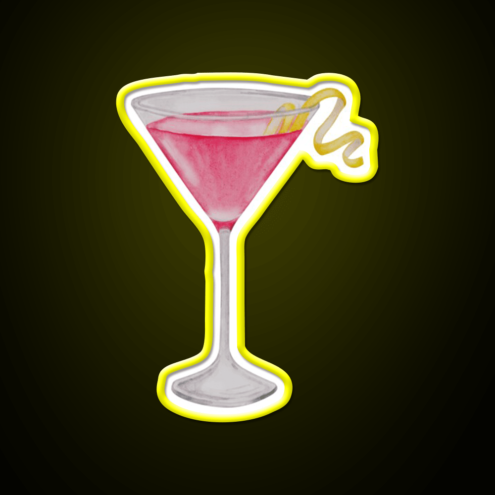Cosmopolitan Cocktail Bar Decor Led Neon Sign Party Neon Sign Rgb Color - Shineneon