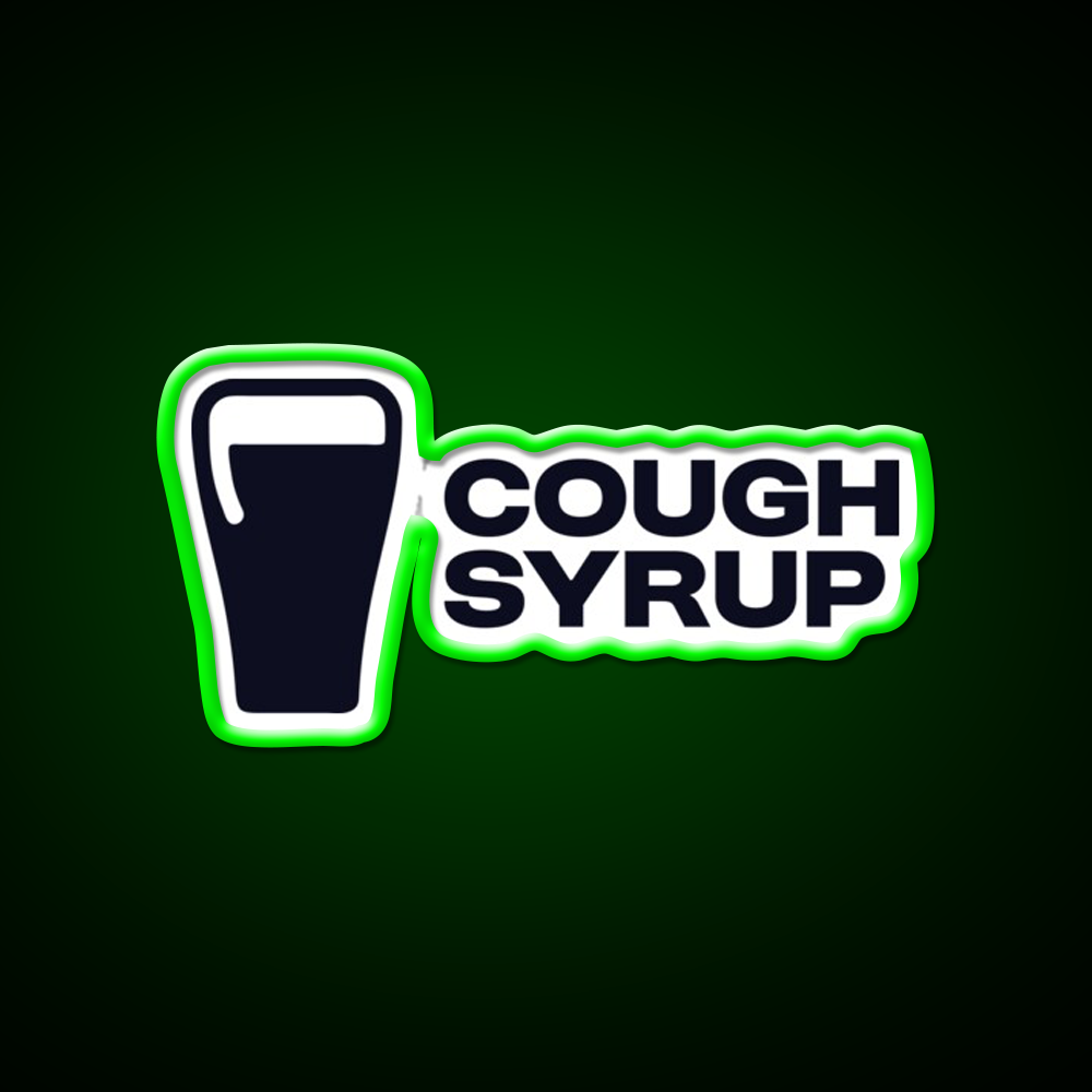 Cough Syrup Funny Beer Design Man Cave Bar Led Neon Sign Rgb Color - LED neon sign view 8