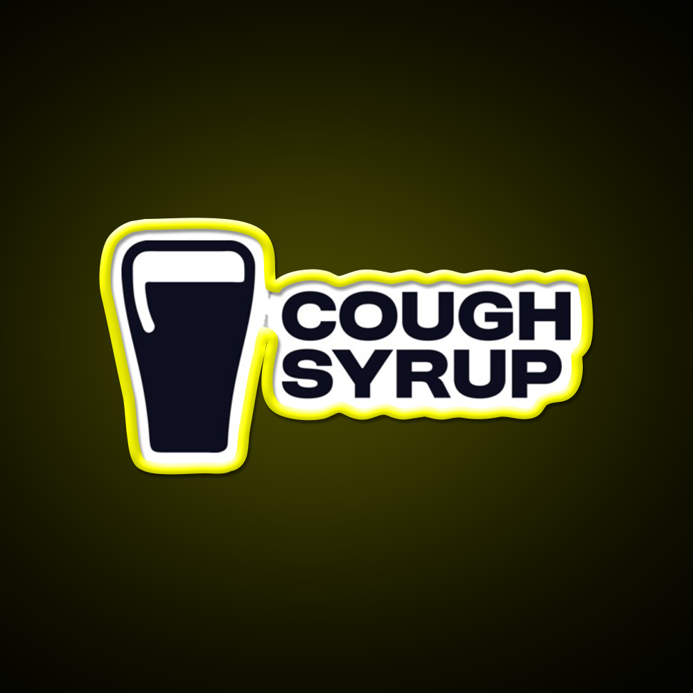 Cough Syrup Funny Beer Design Man Cave Bar Led Neon Sign Rgb Color - LED neon sign view 7