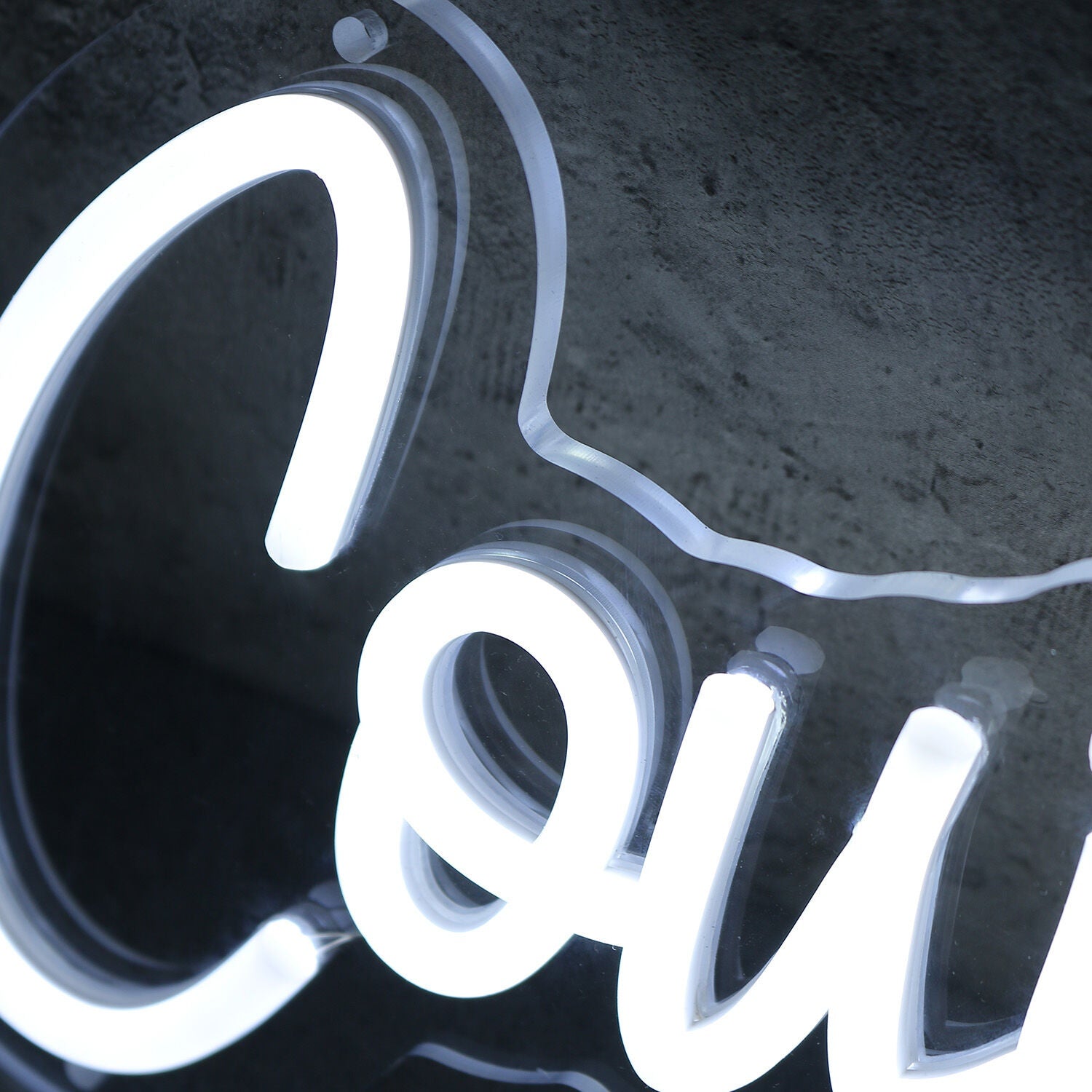 Countney Grace White Led Neon Sign - Shineneon