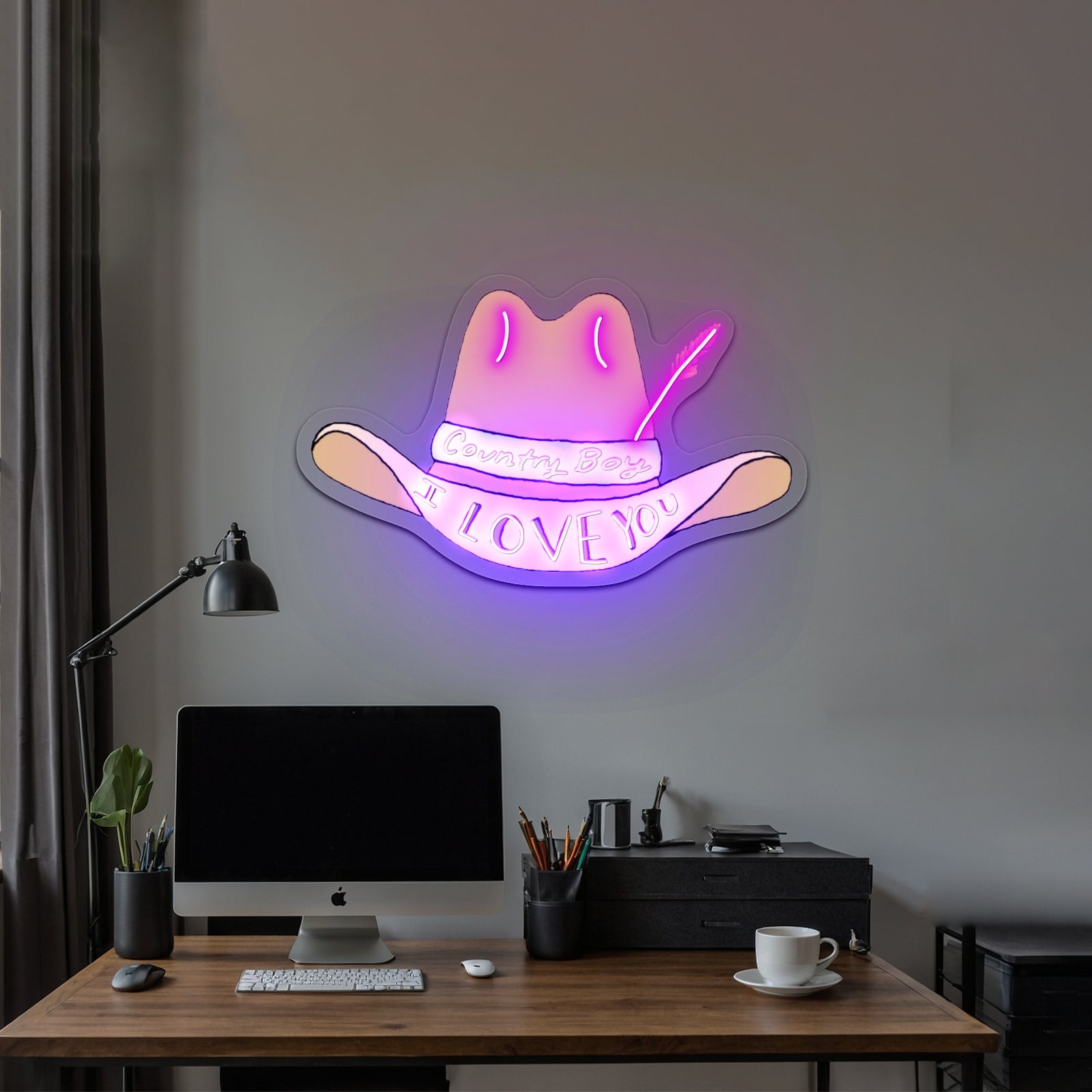 Country Boy I Love You Led Neon Signs