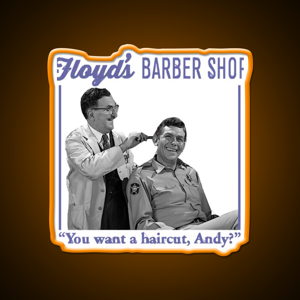 Country Boy Lust After Power Floyds Barber Shop Haircut Led Neon Sign