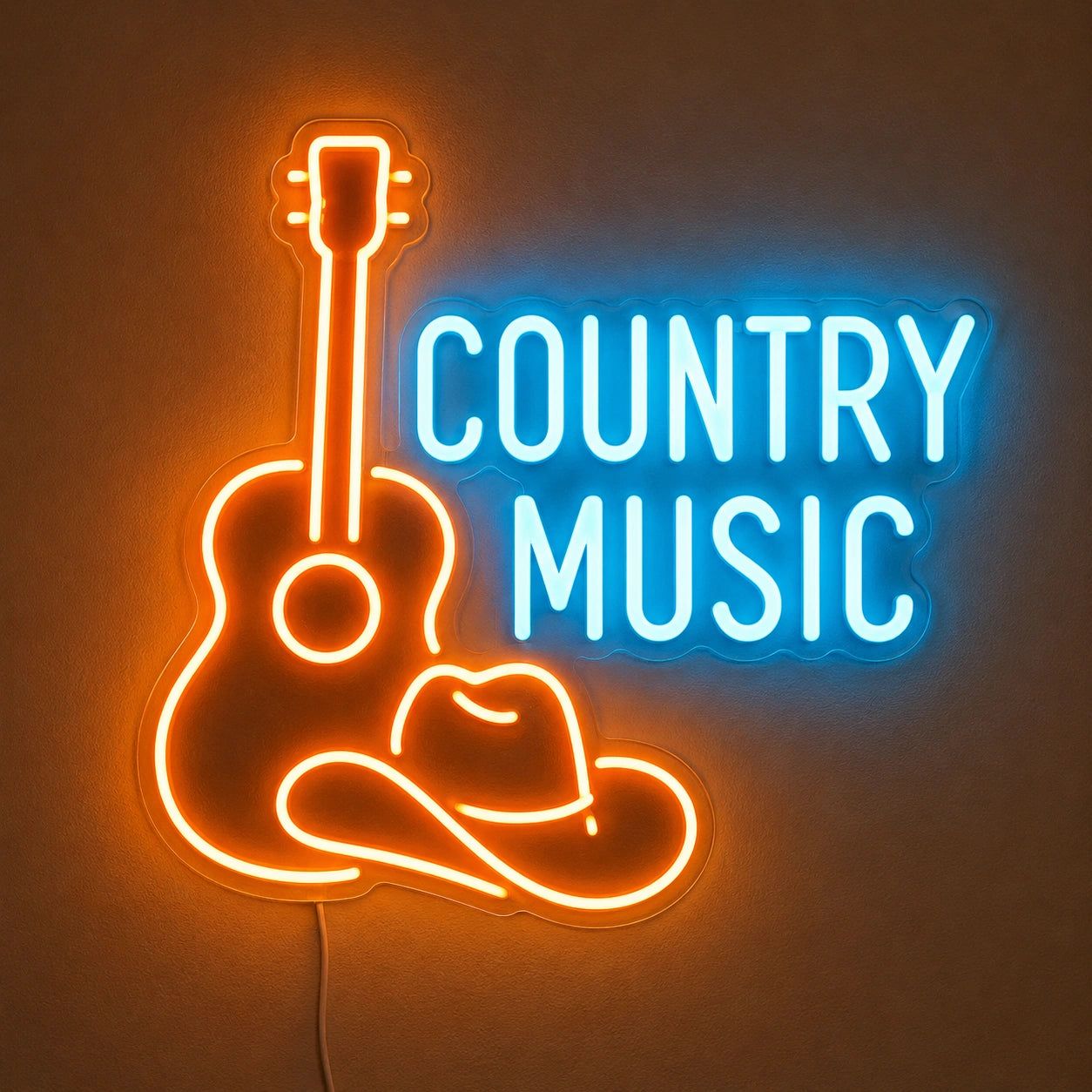 Country Music Guitar Neon Sign LED Neon Sign high-converting product image