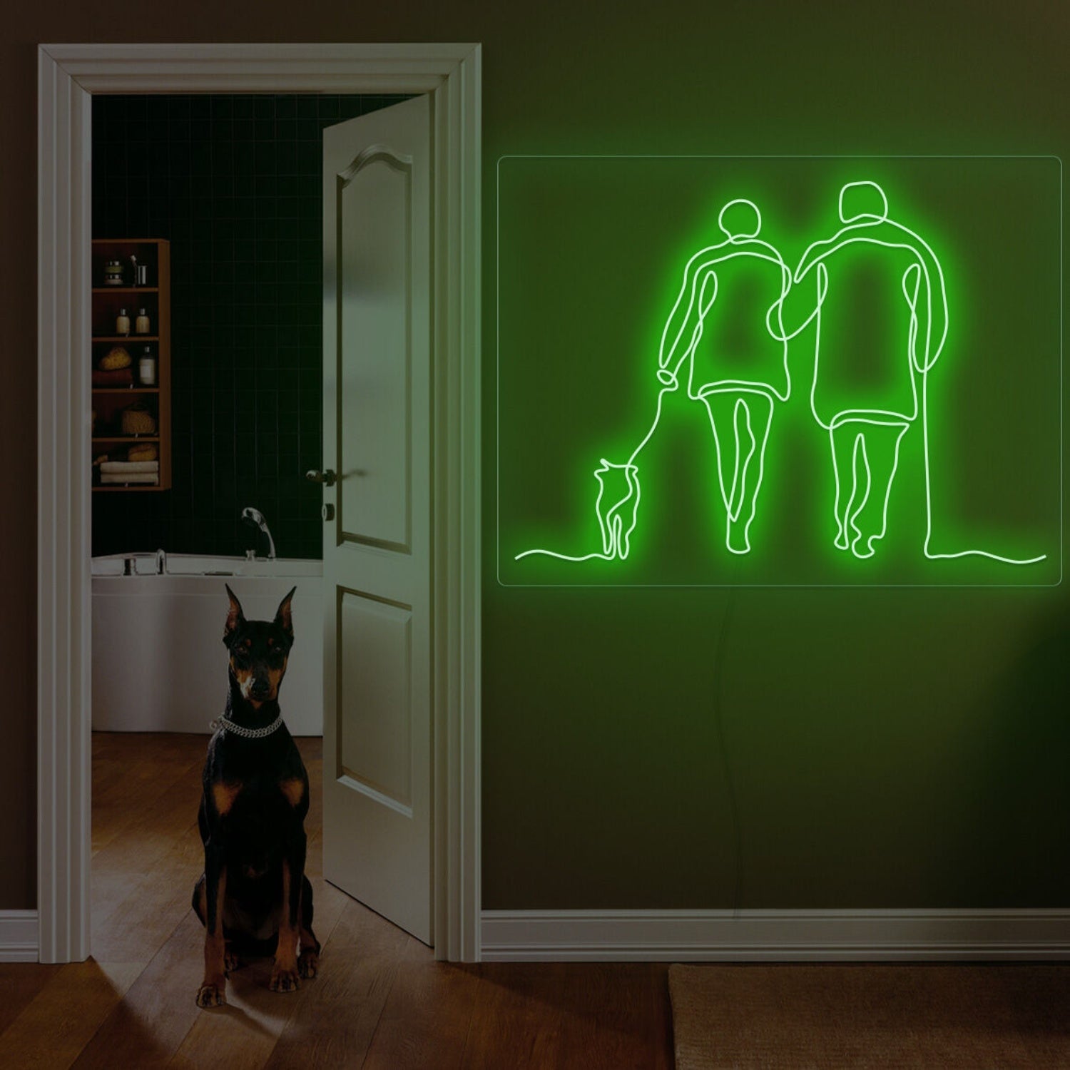 Couple Walk Together Neon Sign For Home Decor | Shineneon