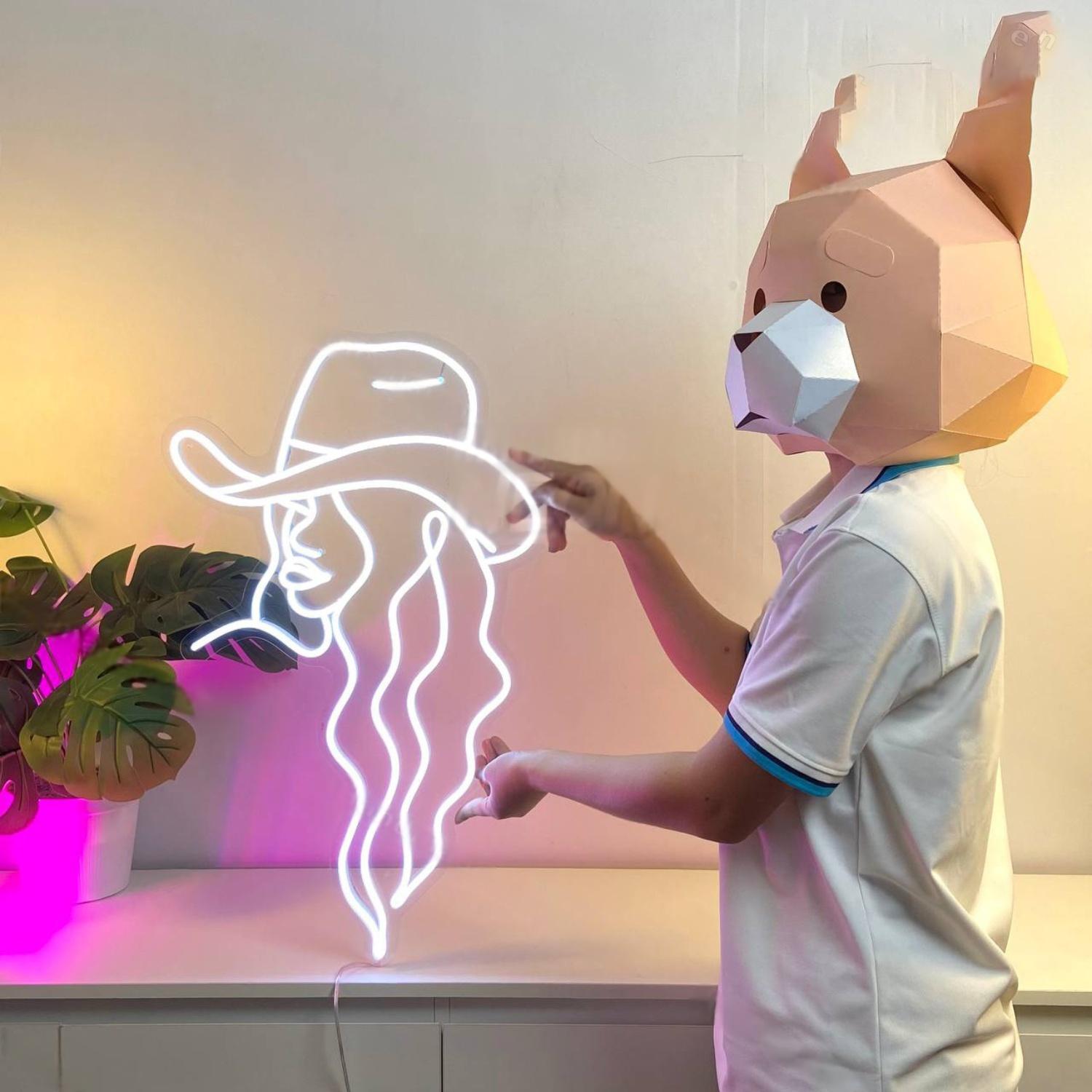 Cow Girl Led Neon Sign Vintage Led Neon Sign | Shineneon