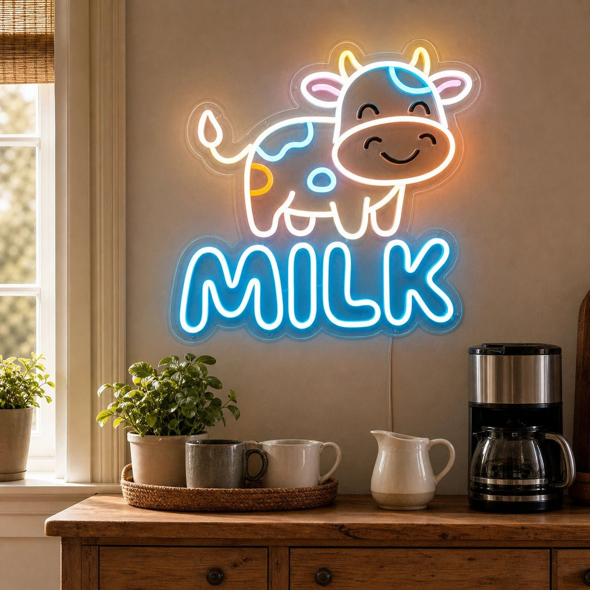 Cow Milk LED Neon Sign - Shineneon