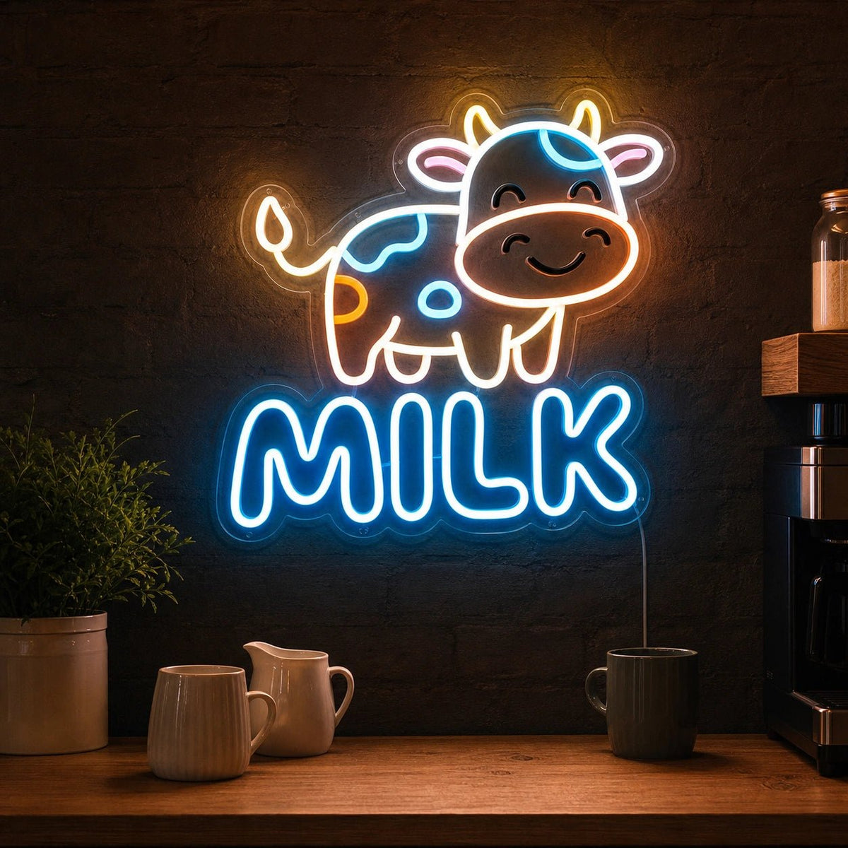 Cow Milk LED Neon Sign - Shineneon