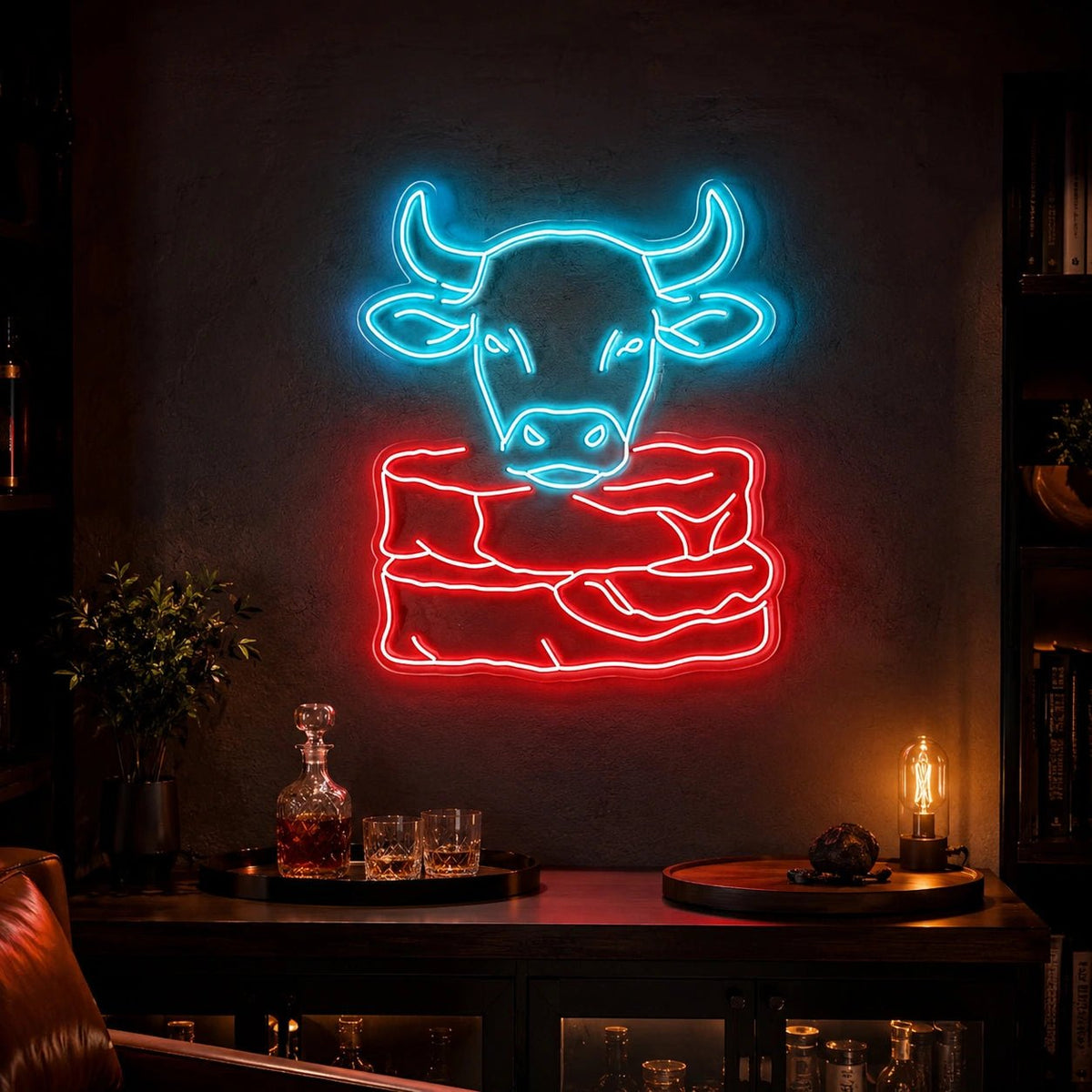 Cow Steak LED Neon Sign - Shineneon
