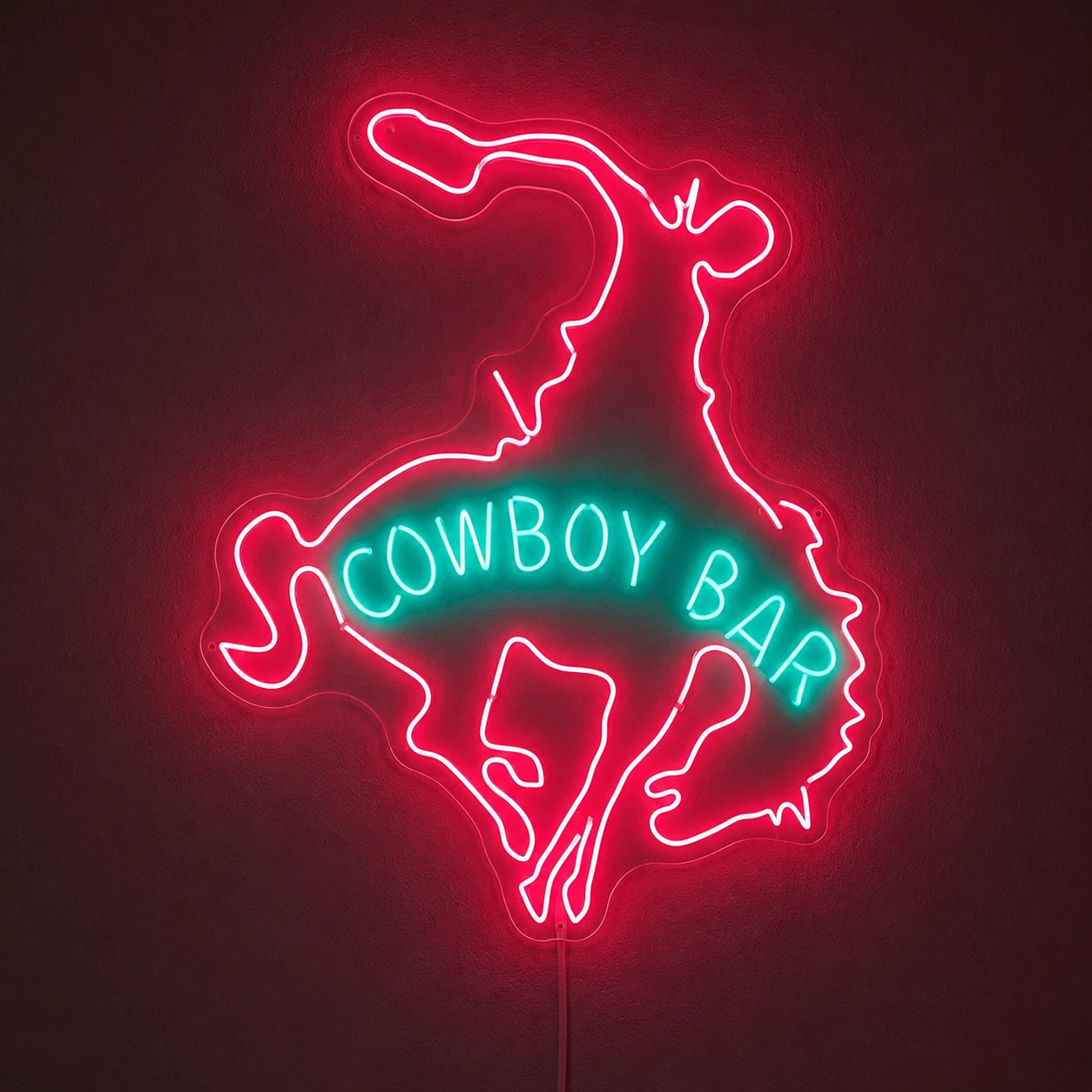 Cowboy Bar Rider Neon Sign LED Neon Sign main product image