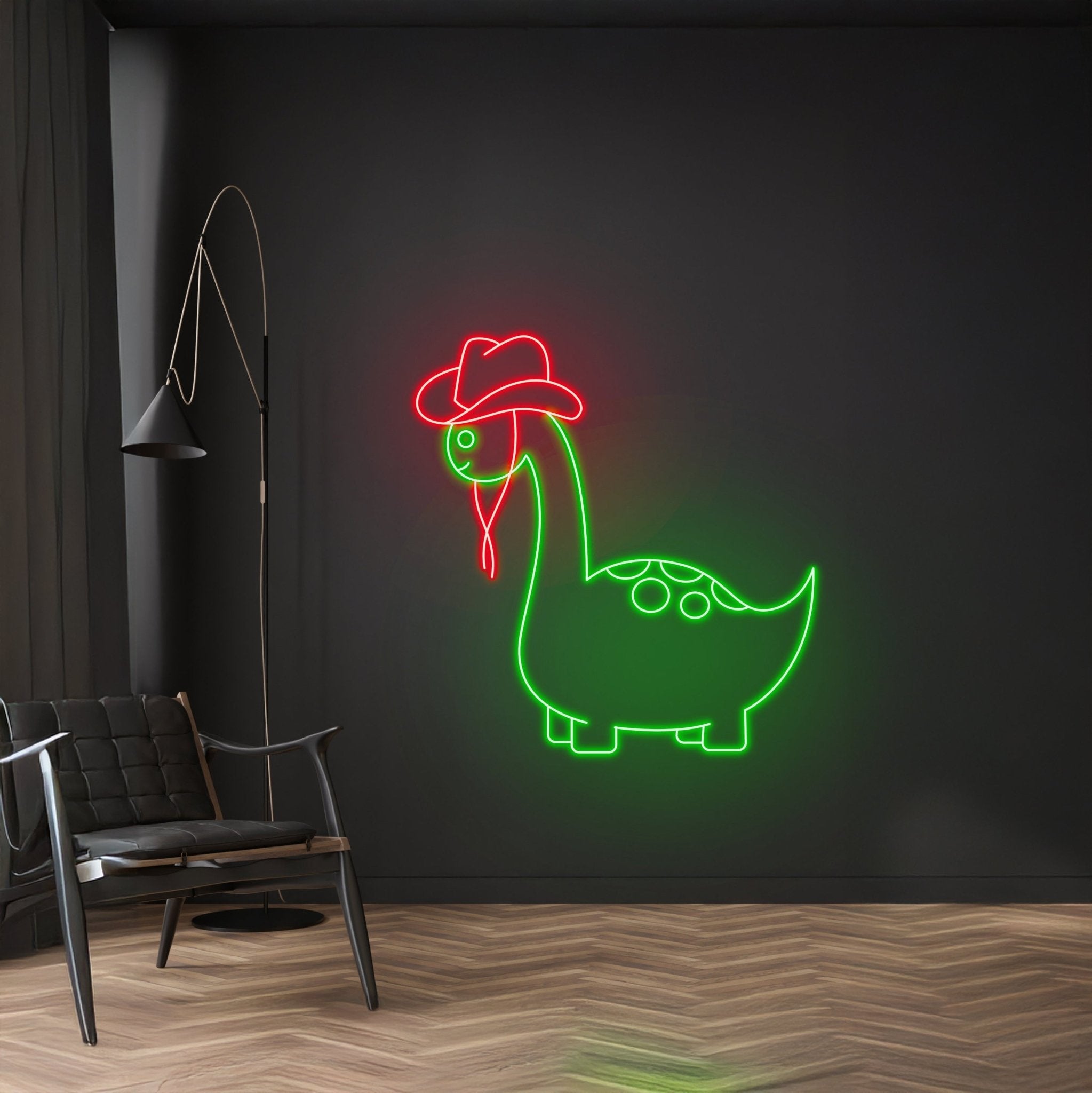 Cowboy Dinosaur Neon Sign - Shineneon