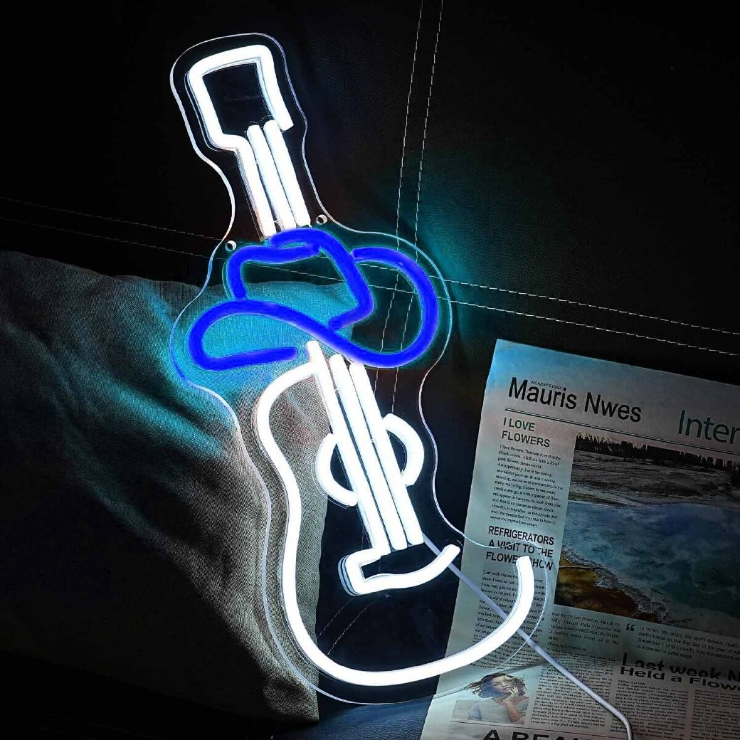 Cowboy Guitar Music Neon Sign | Shineneon