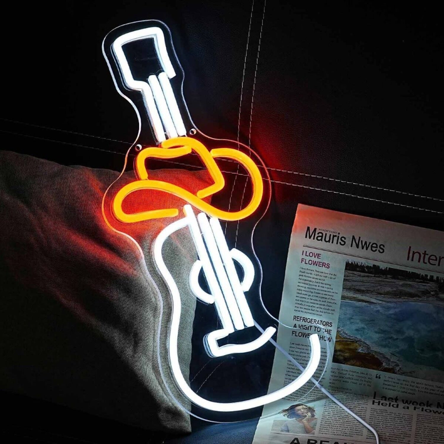 Cowboy Guitar Music Neon Sign | Shineneon