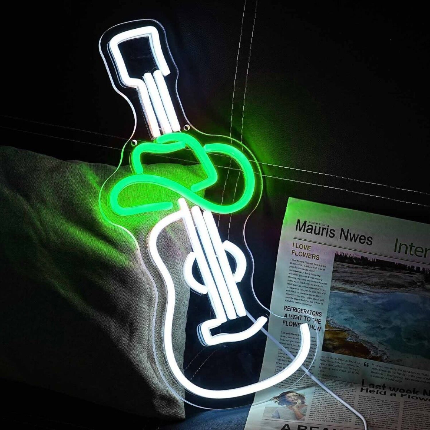 Cowboy Guitar Music Neon Sign | Shineneon