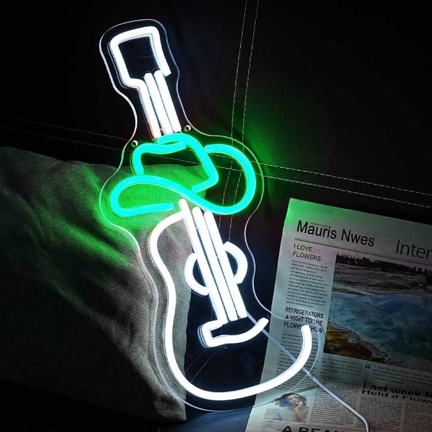 Cowboy Guitar Music Neon Sign | Shineneon