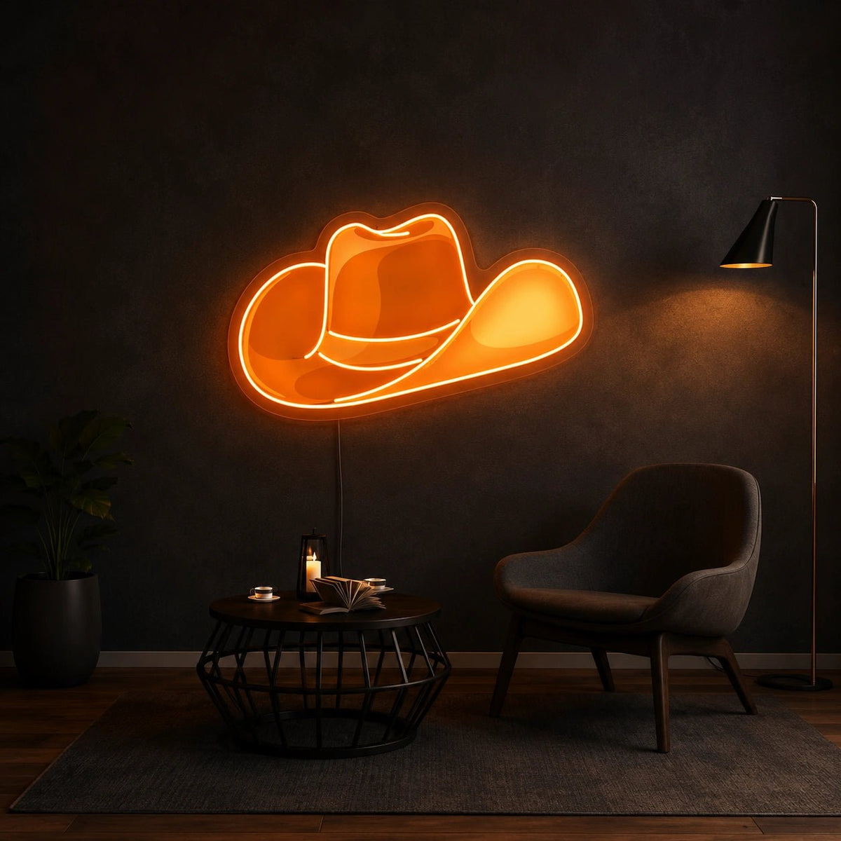 Cowboy Hat LED Neon Sign - Shineneon