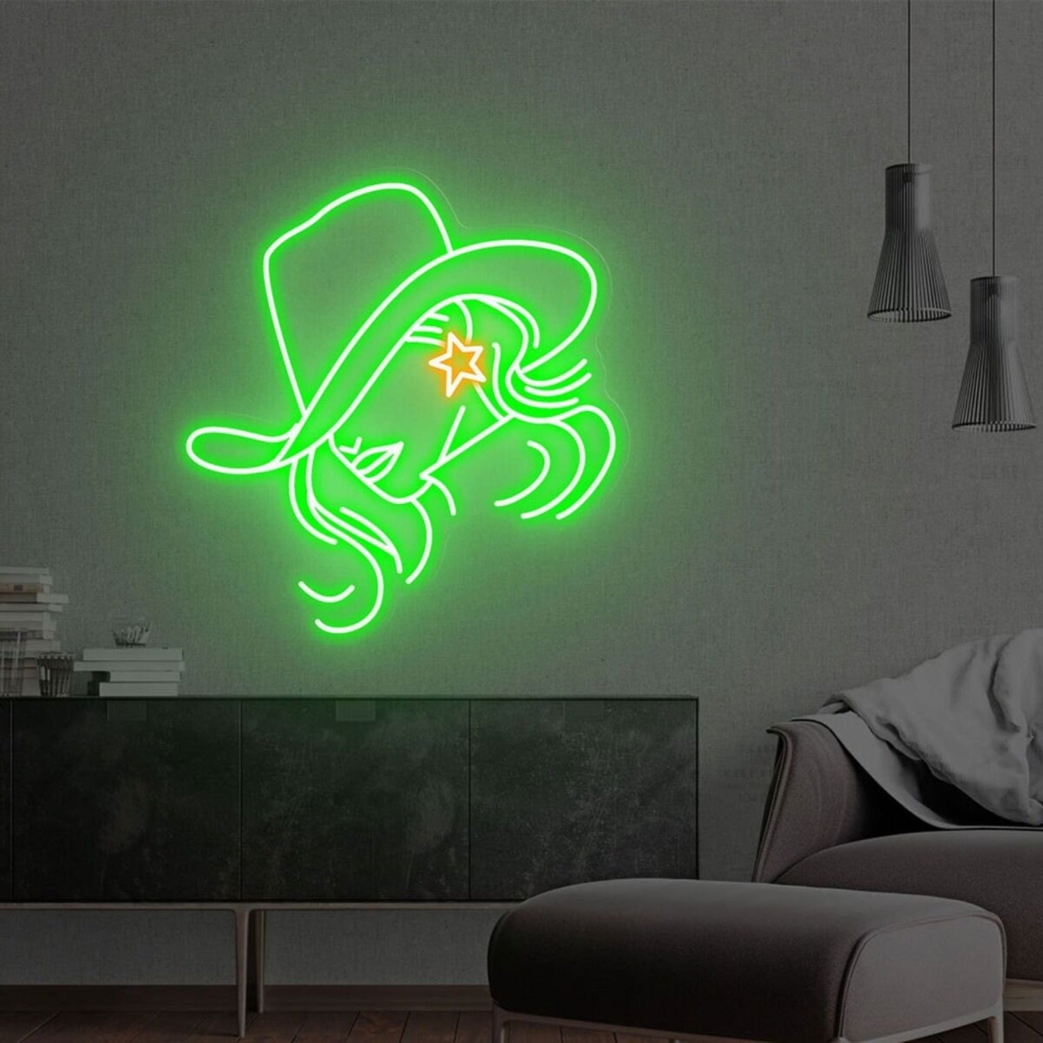 Cowboy Hat Led Neon Sign Game Room Bar - Shineneon