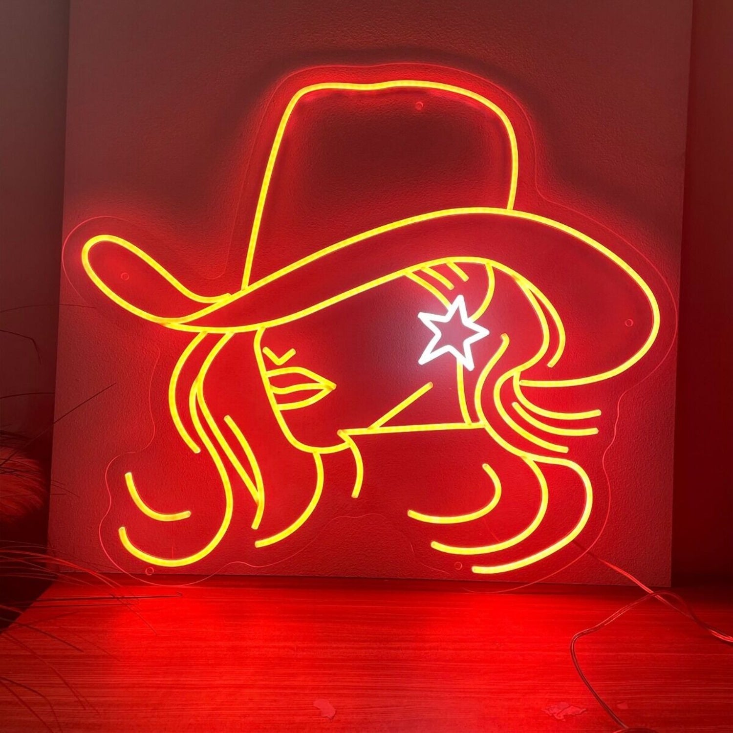 Cowboy Hat Led Neon Sign Game Room Bar - Shineneon