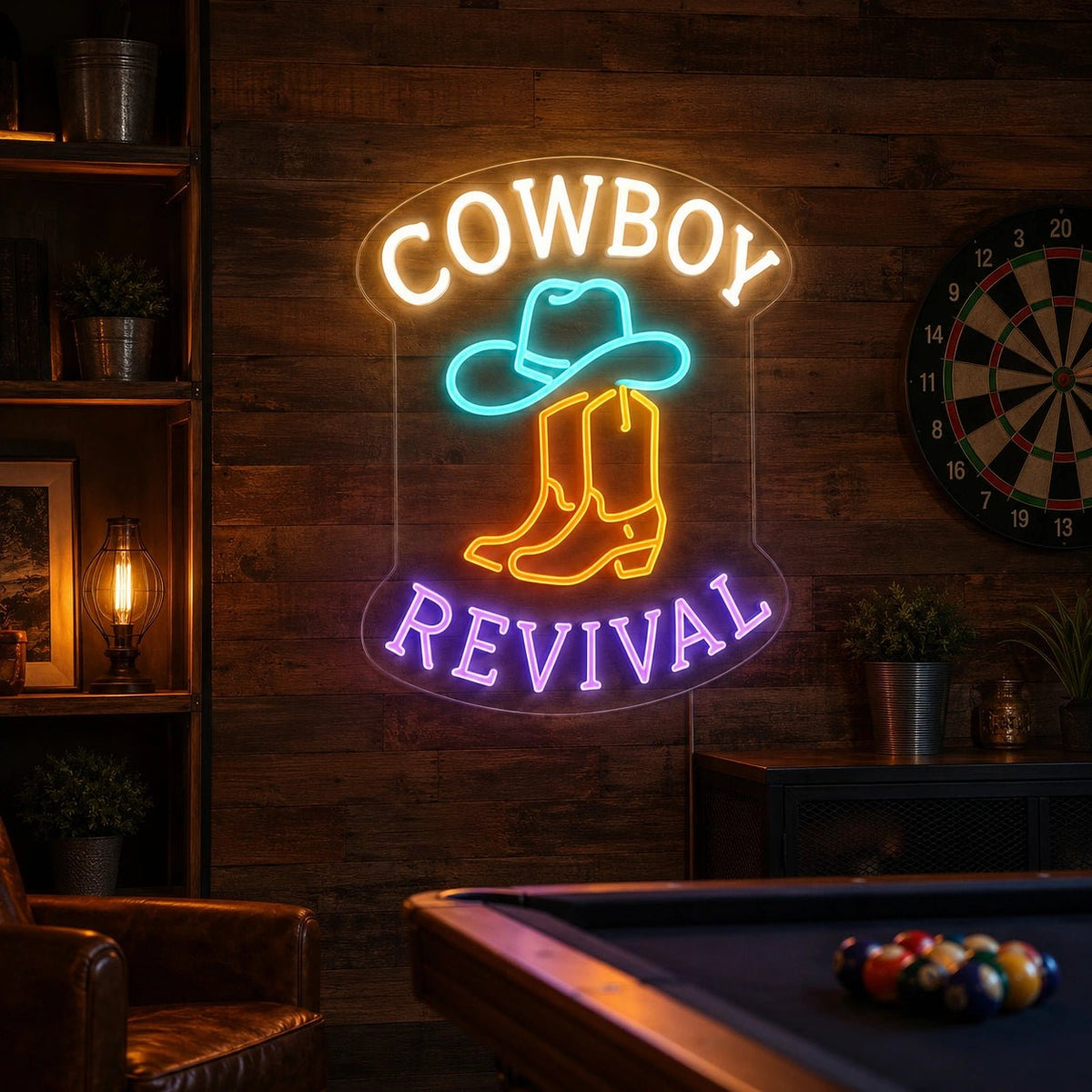Cowboy Revival LED Neon Sign - Shineneon