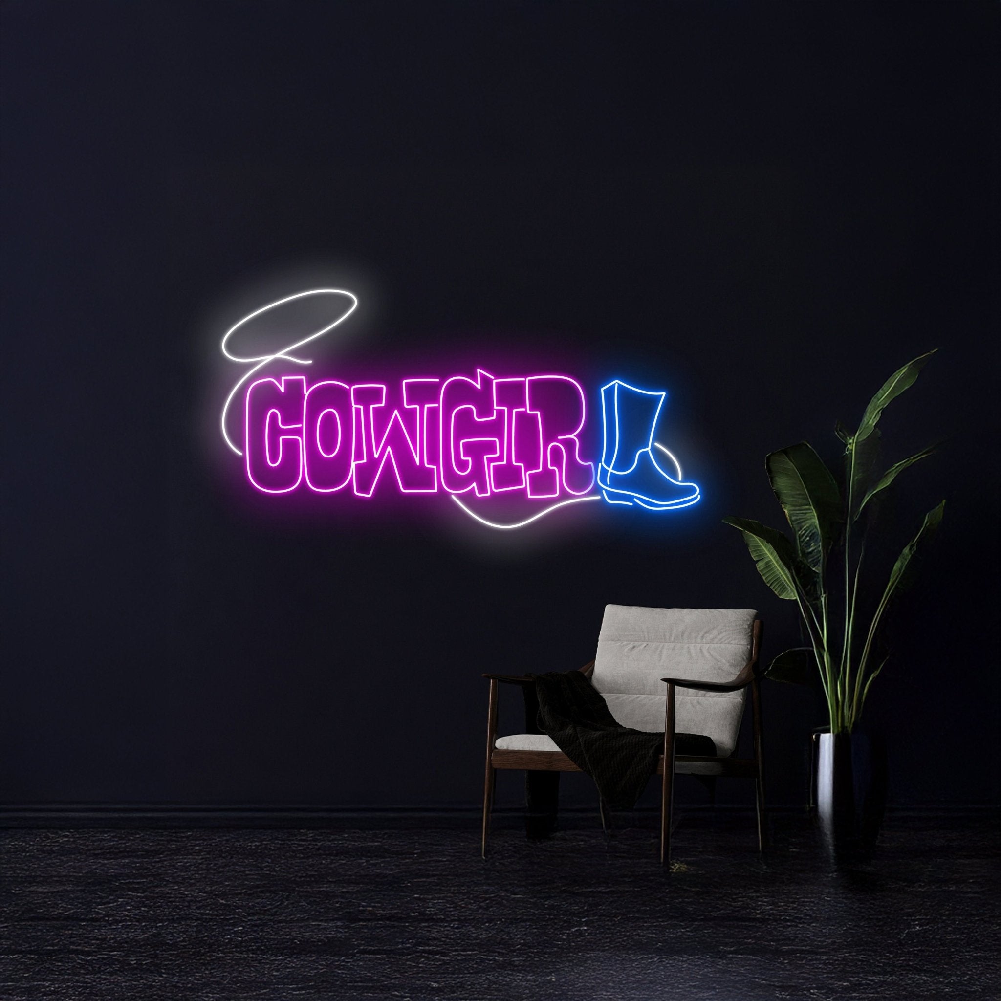 Cowgirl Boots Neon Sign - Shineneon