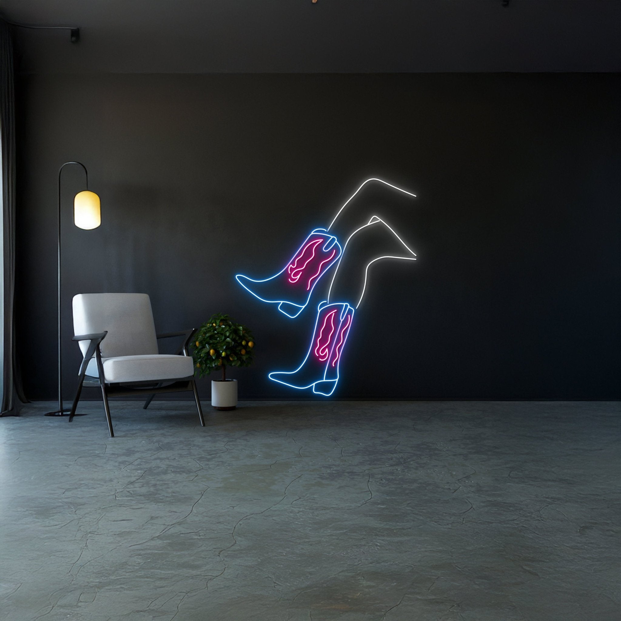 Cowgirl Legs Led Lights - Shineneon
