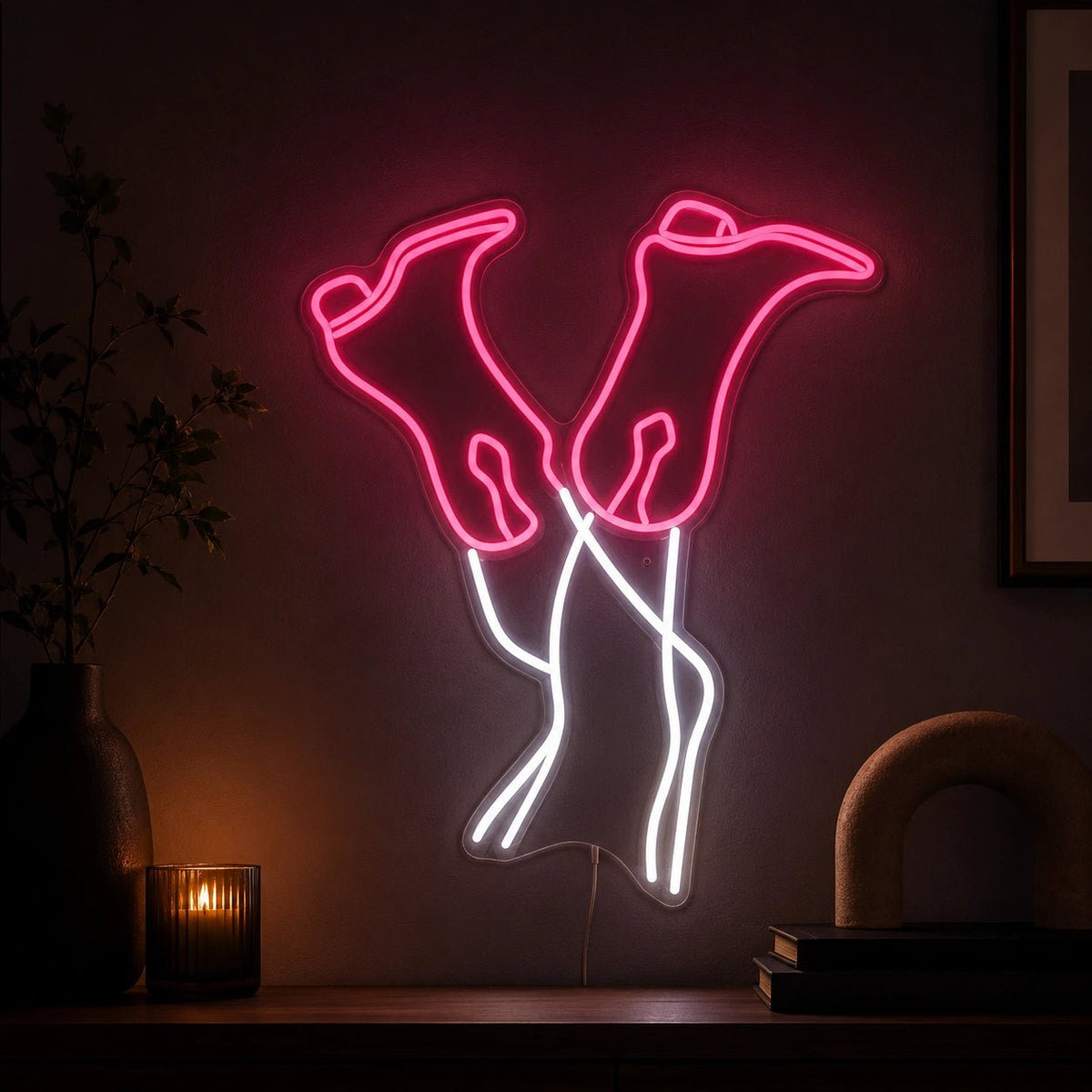 Cowgirl Legs Wearing Boots LED Neon Sign - Shineneon