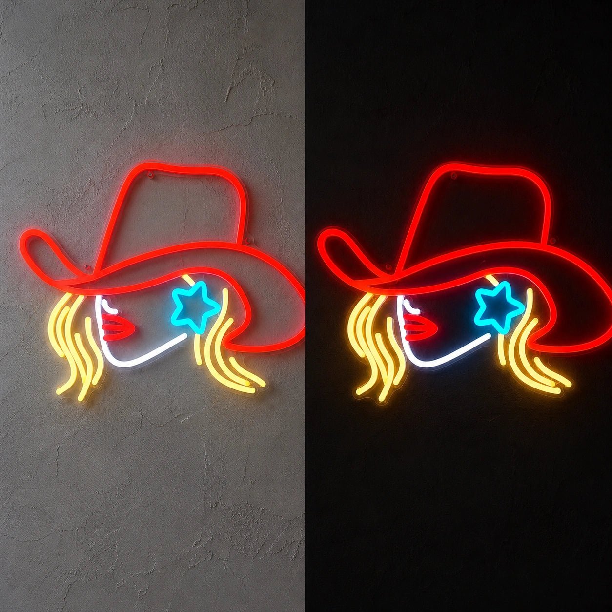 Cowgirl Word Vintage LED Neon Sign - Shineneon