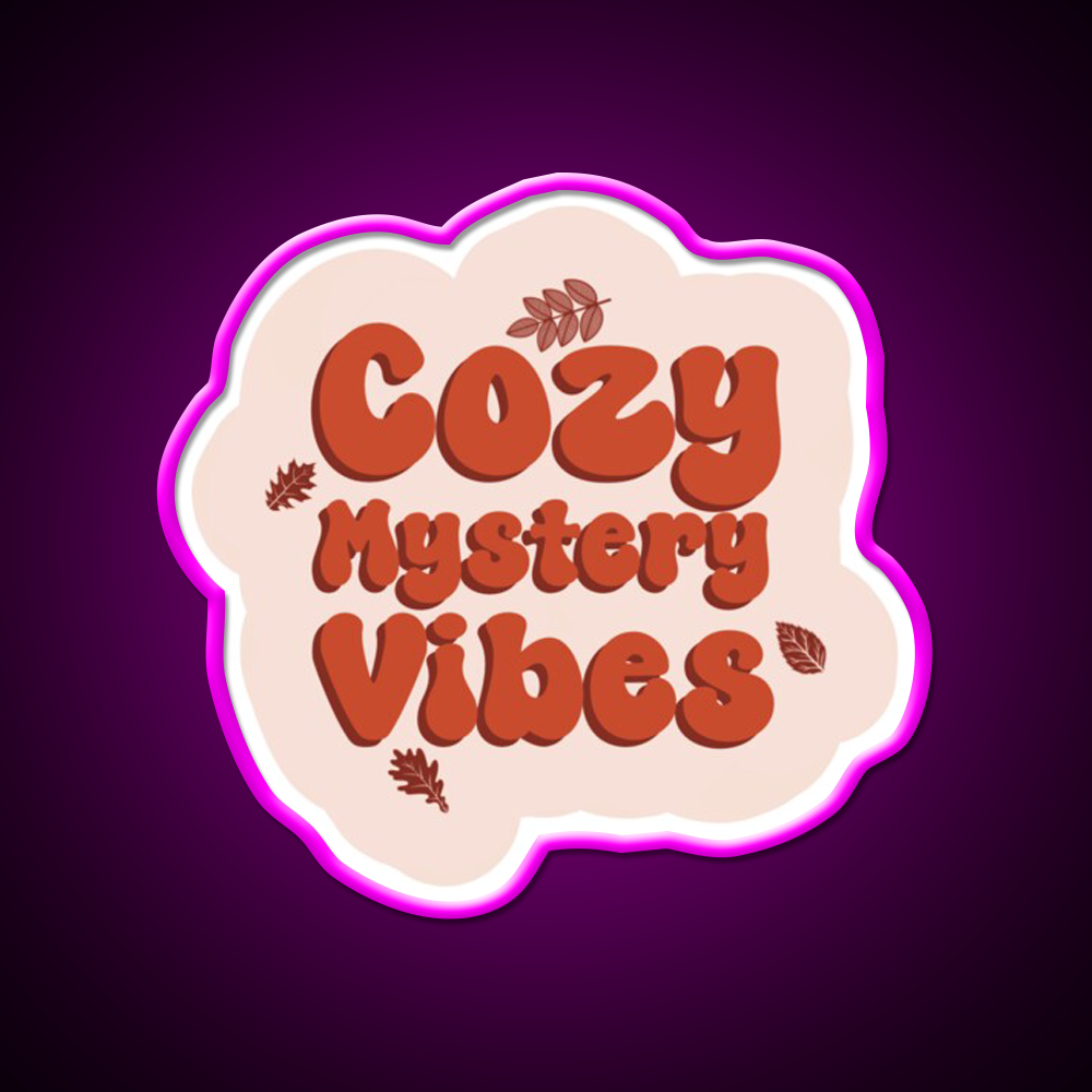 Cozy Mystery Vibes Cafe Led Neon Sign Espresso Bar Art Rgb Color
