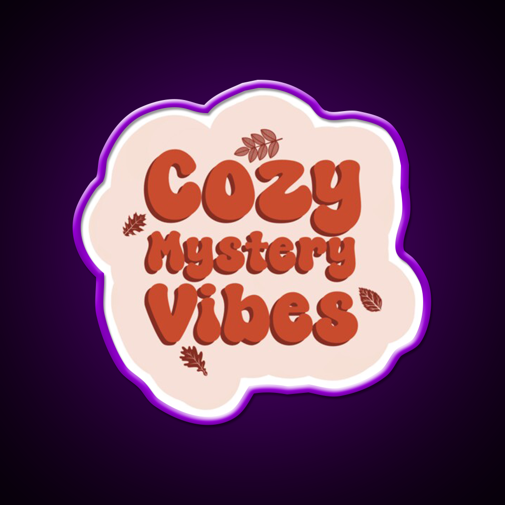 Cozy Mystery Vibes Cafe Led Neon Sign Espresso Bar Art Rgb Color