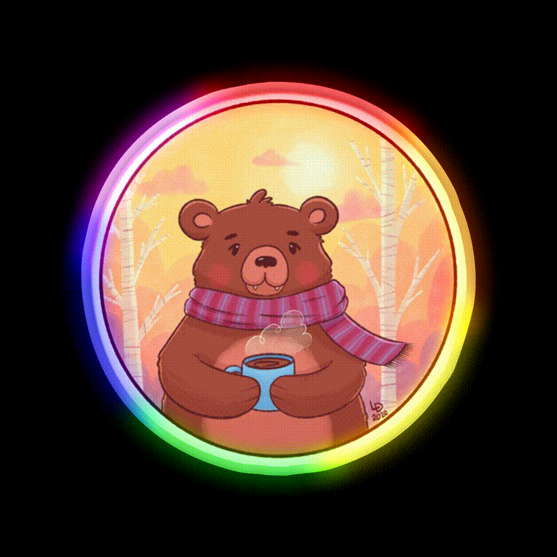 Cozy Vibes Cafe Led Neon Sign Espresso Bar Art Rgb Color