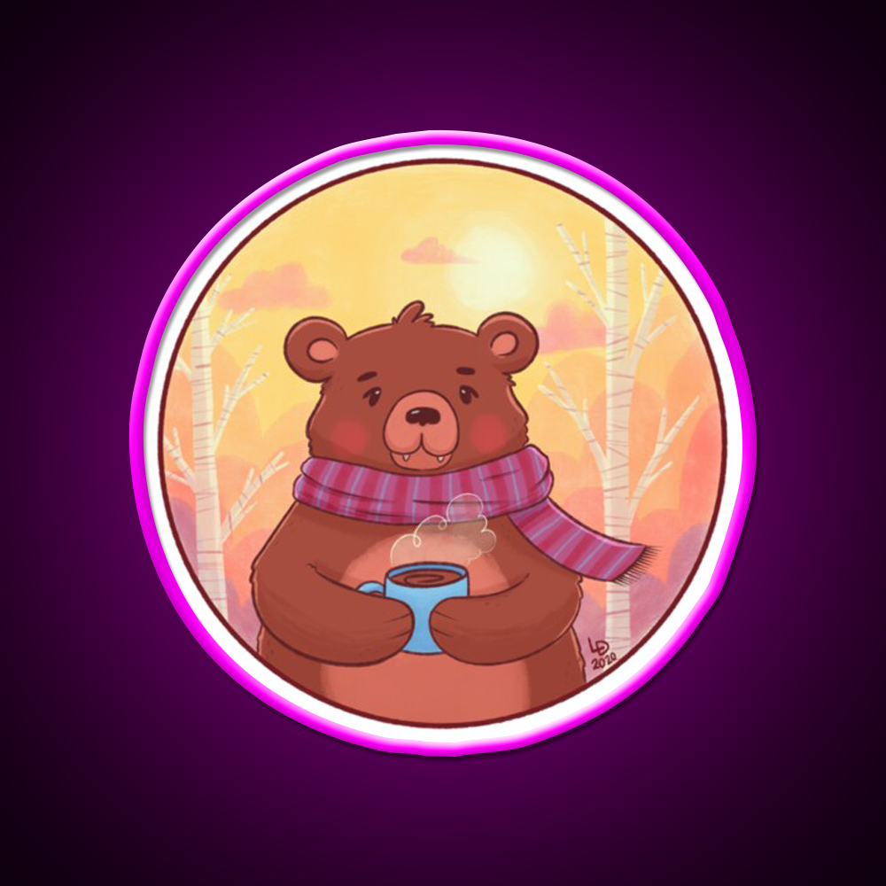 Cozy Vibes Cafe Led Neon Sign Espresso Bar Art Rgb Color