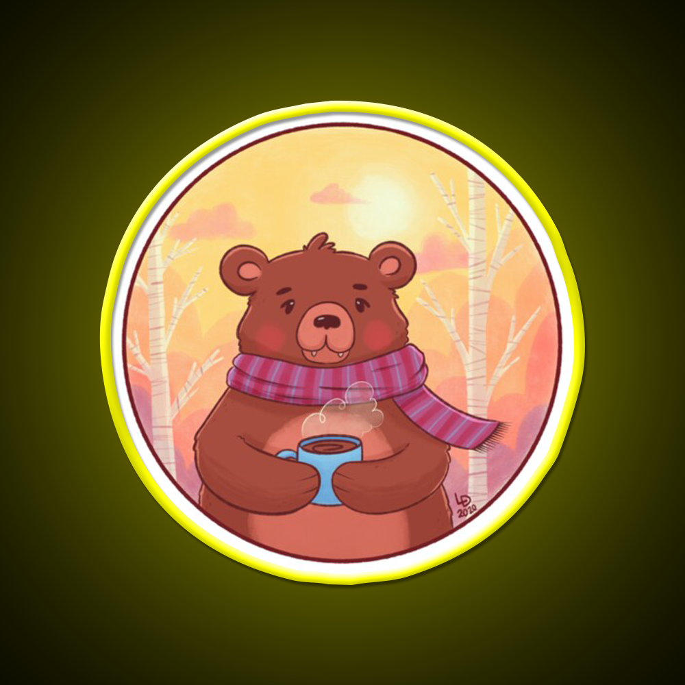 Cozy Vibes Cafe Led Neon Sign Espresso Bar Art Rgb Color