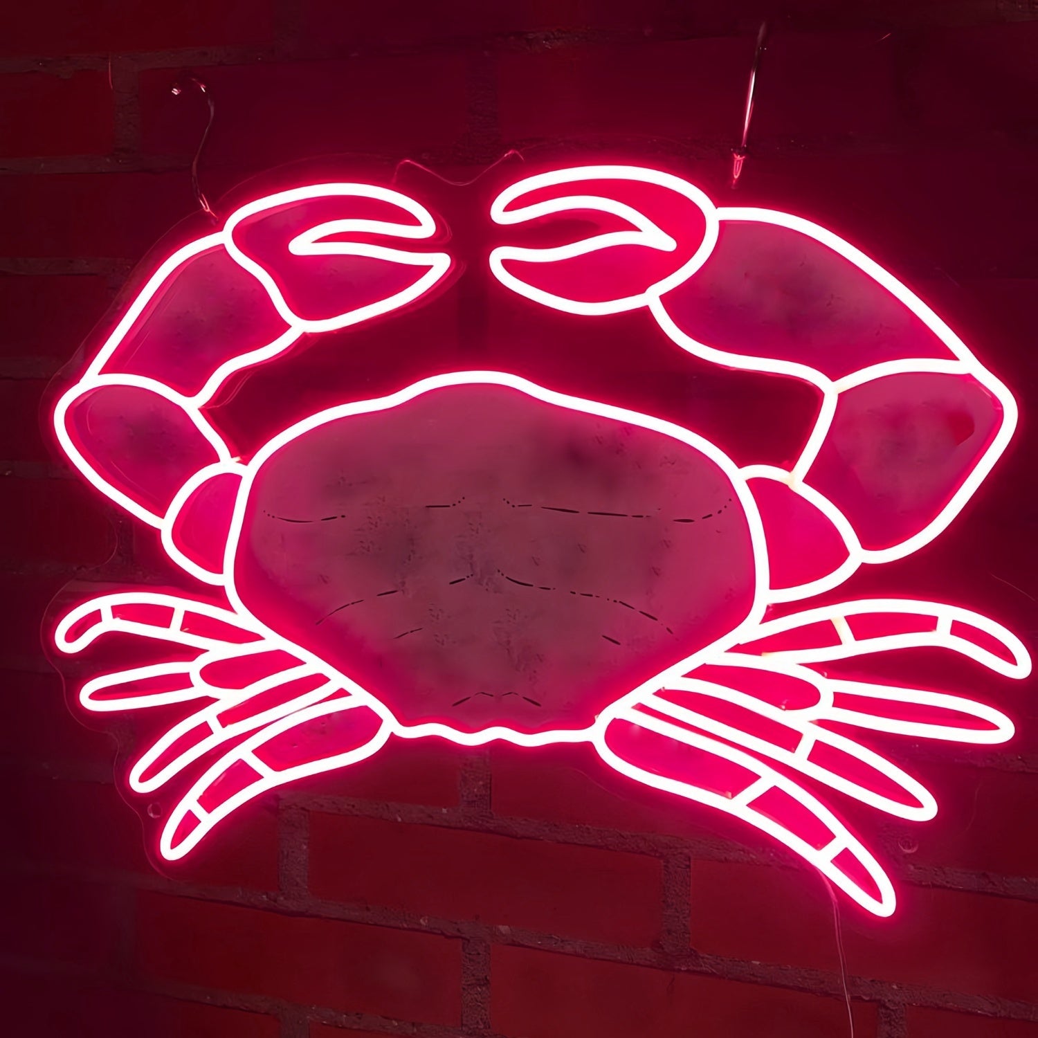 Crab Illuminate Your With Neon Seafood - Shineneon