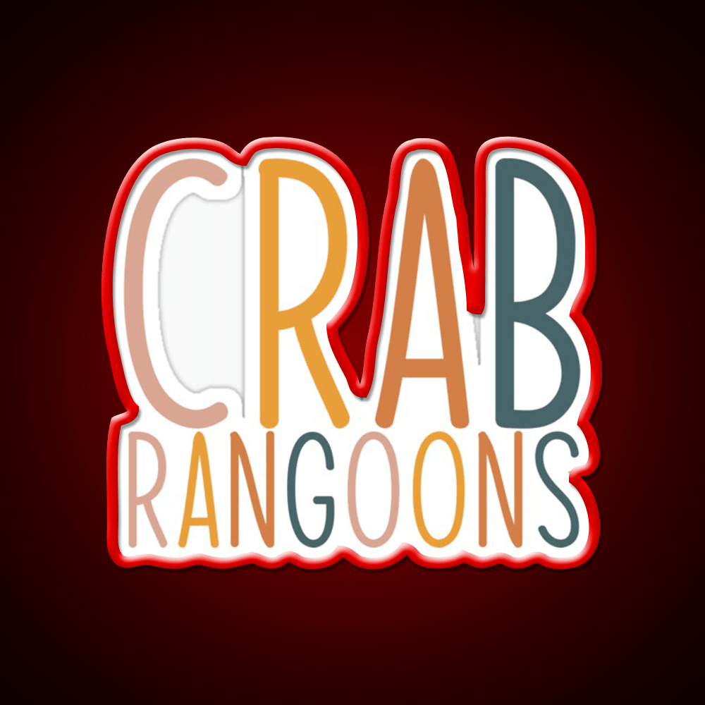 Crab Rangoons Led Neon Sign Chinese Food Rgb Color - Shineneon