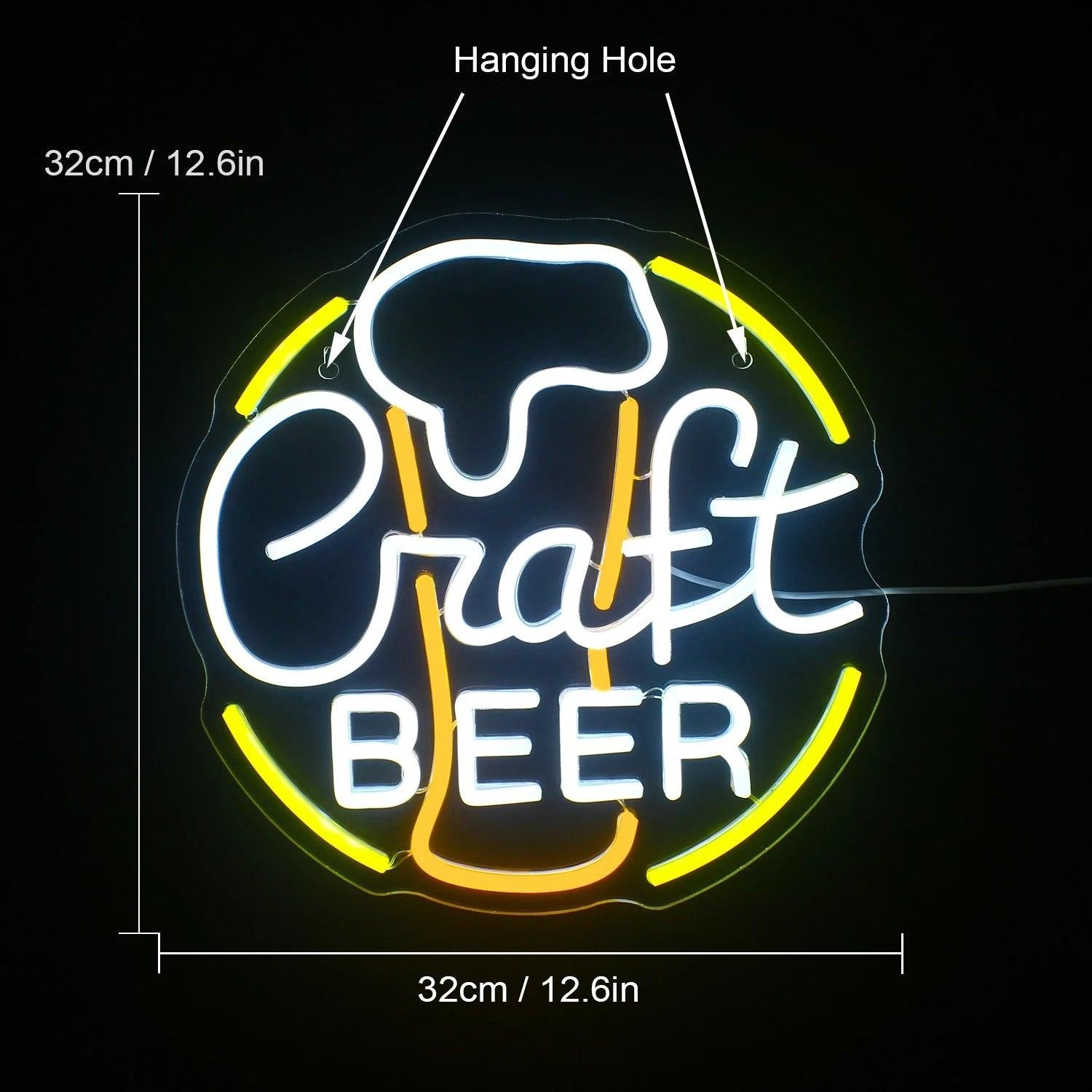 Craft Beer Cartoon Chef Pig With Flame Led Neon Sign For Bar Restaurant Decor | Shineneon