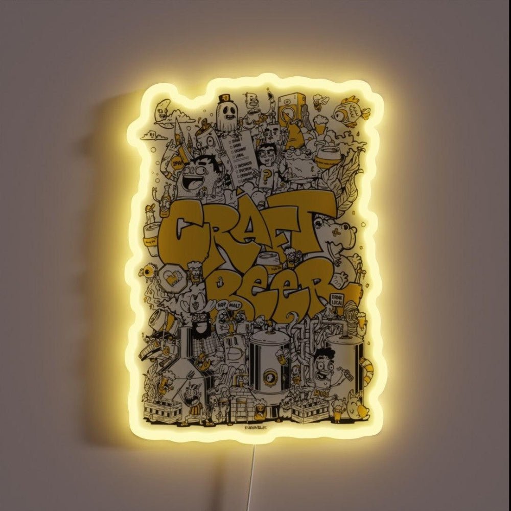 Craft Beer English Rgb Led Neon Sign - Shineneon