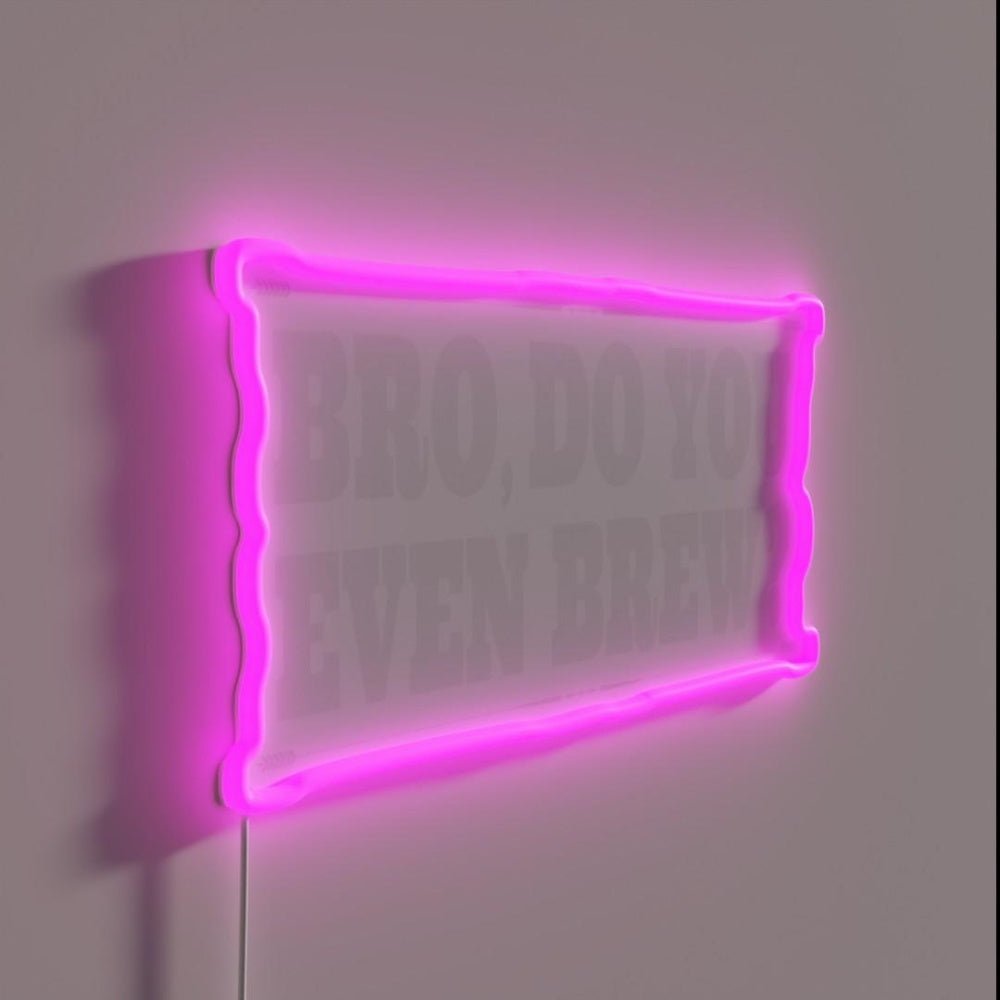 Craft Beer Master Brewer Bro Do You Even Brew Rgb Led Neon Sign - Shineneon