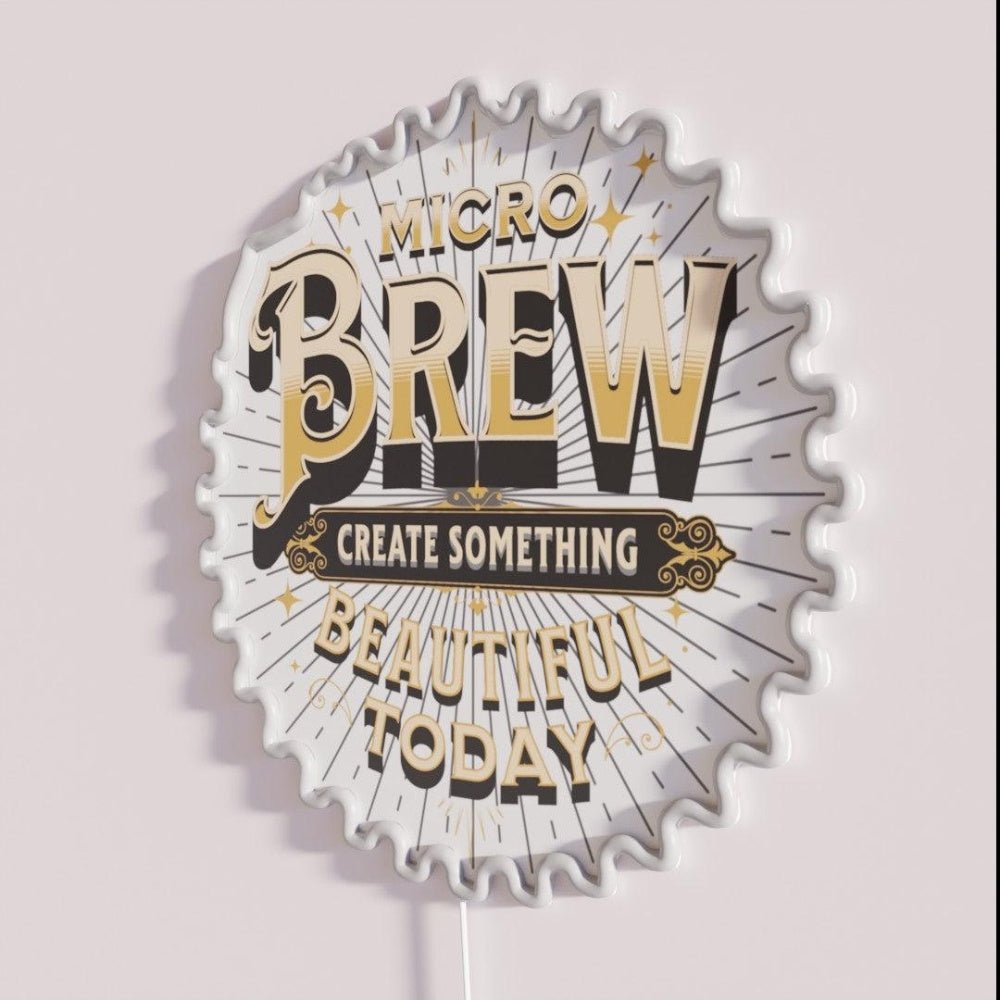 Craft Beer Microbrew Micro Brew Beer Rgb Led Neon Sign - Shineneon