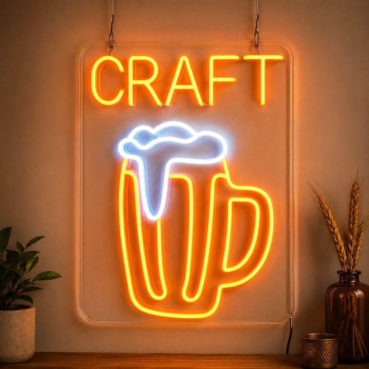 Craft Beer Wall Neon Sign LED Neon Sign high-converting product image