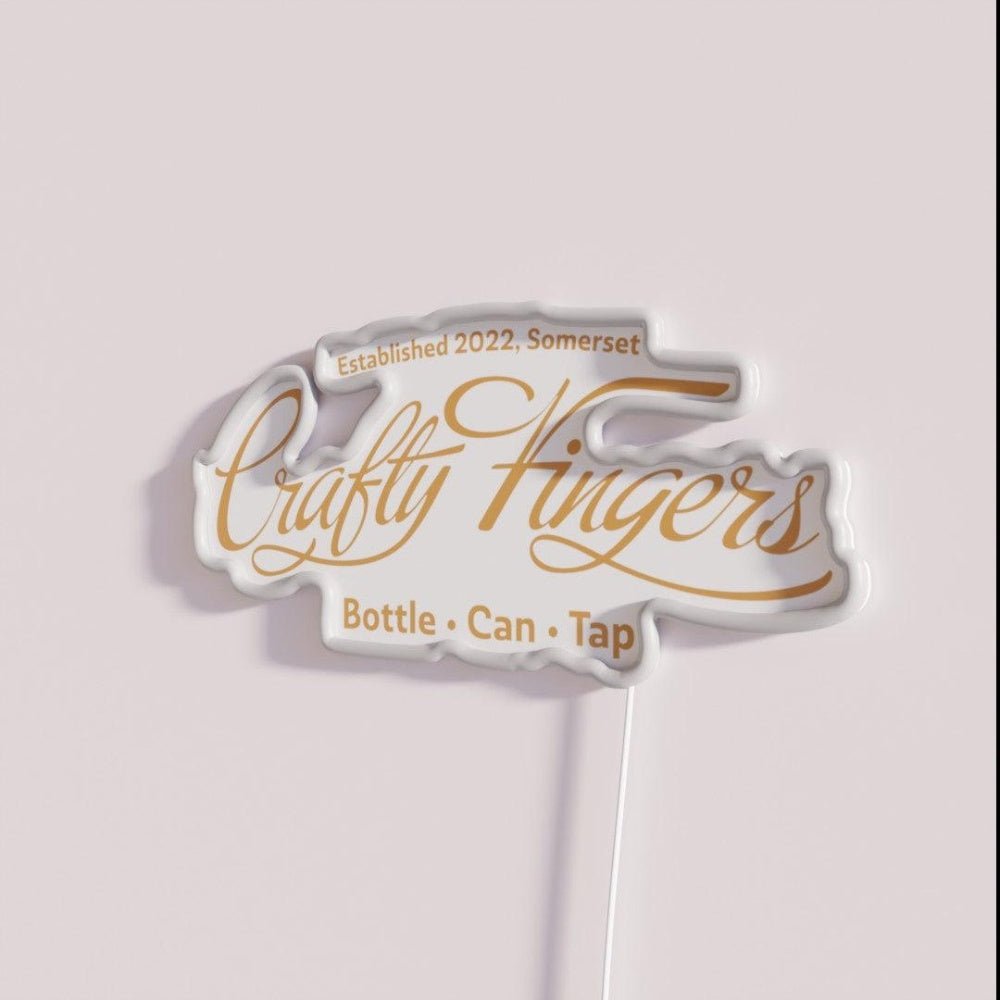 Crafty Fingers Logo Rgb Led Neon Sign - Shineneon