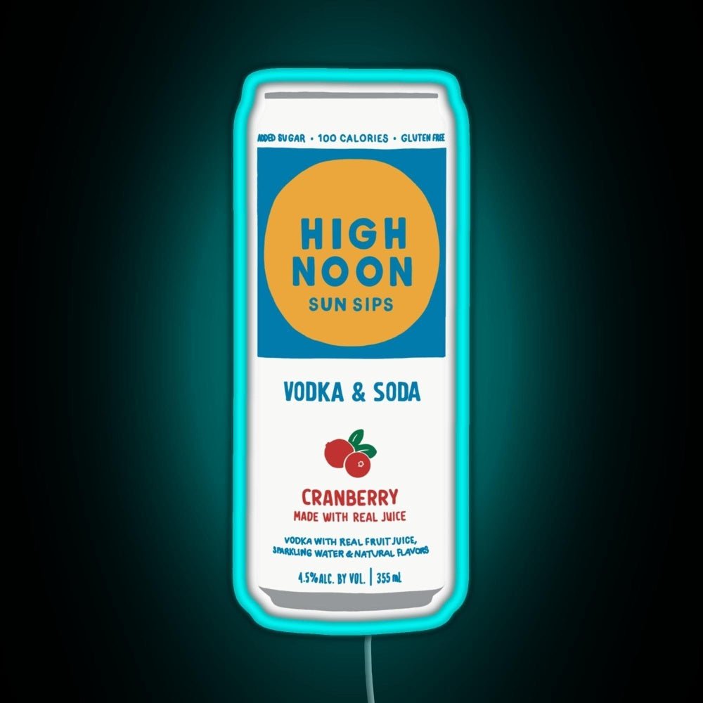 Cranberry High Noon Rgb Led Neon Sign Pop Wall Art - Shineneon