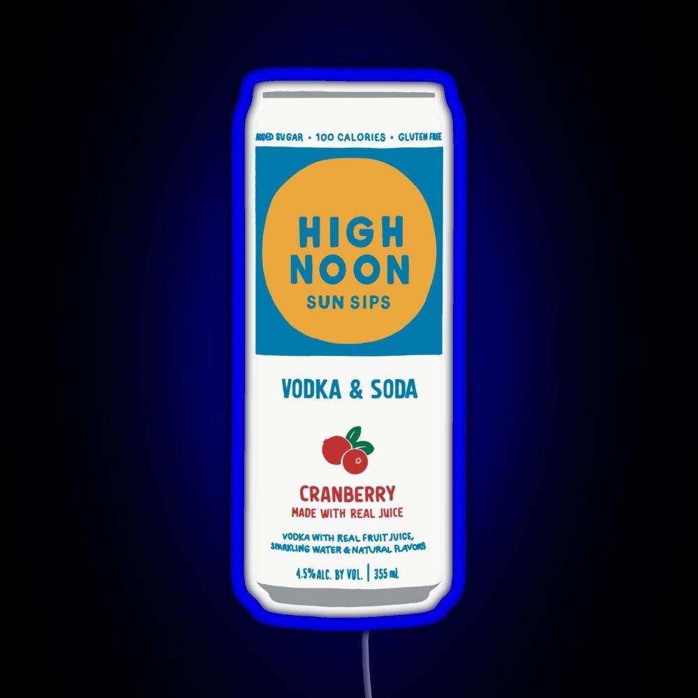Cranberry High Noon Rgb Led Neon Sign Pop Wall Art - Shineneon
