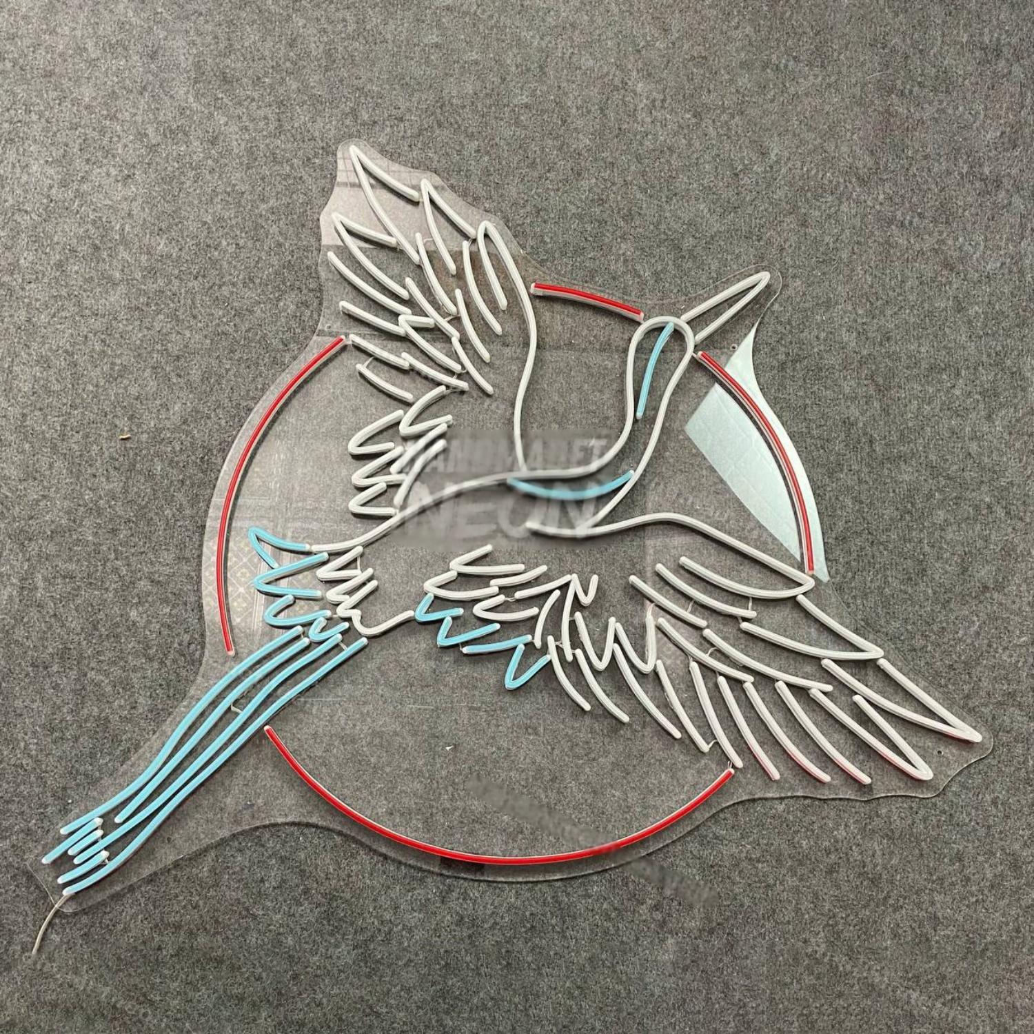 Crane Bird Sun Led Neon Sign Led Decor | Shineneon
