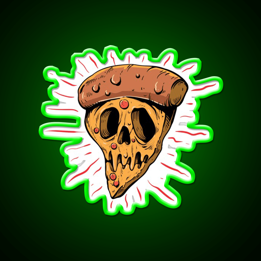 Crane Pizza Fast Food Led Neon Sign For Burger Place Rgb Color - Shineneon