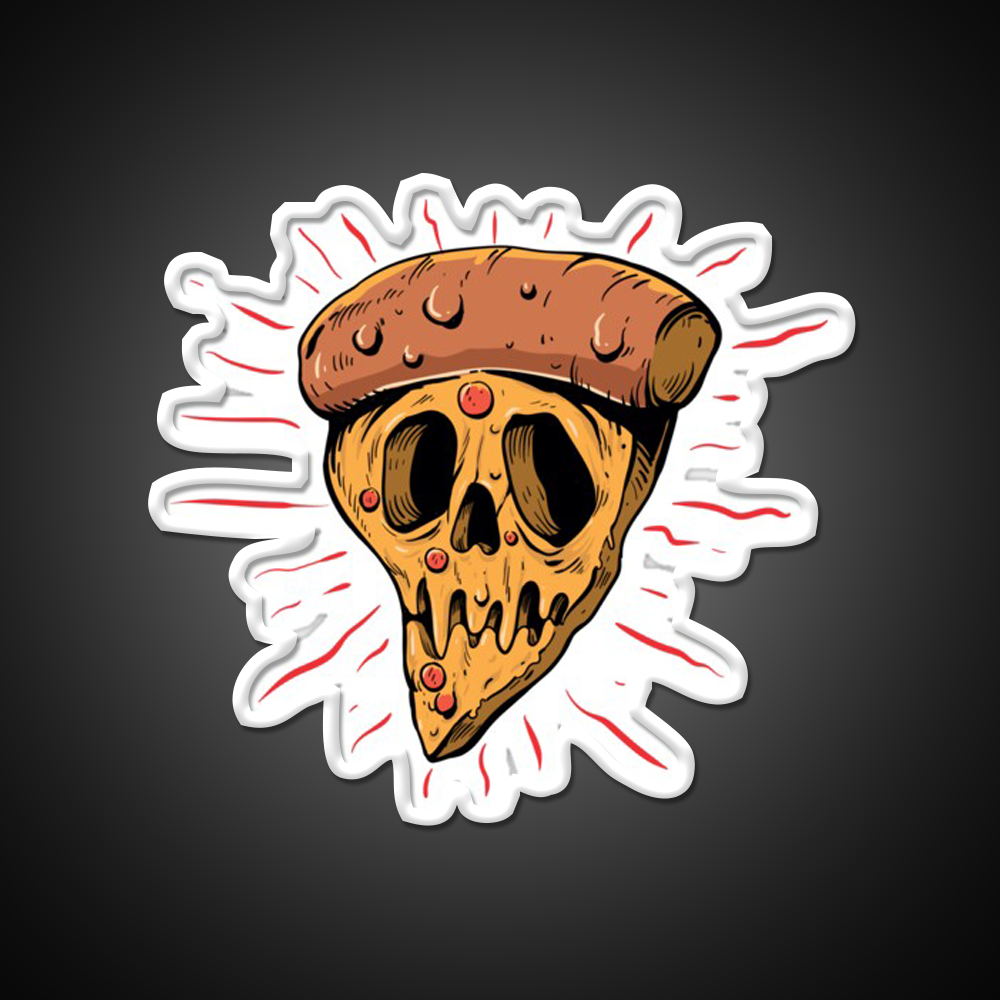 Crane Pizza Fast Food Led Neon Sign For Burger Place Rgb Color