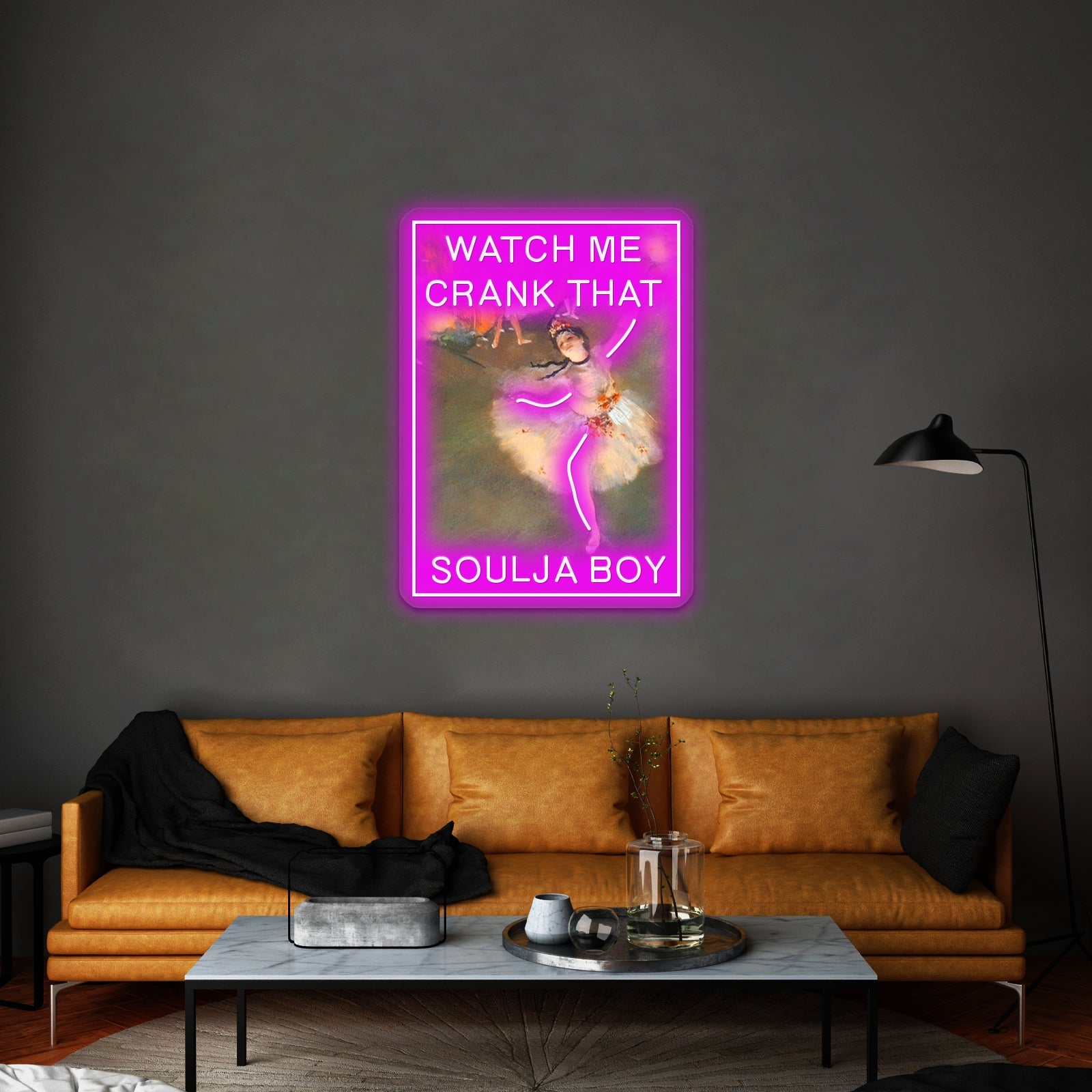 Crank That Degas Artwork Business Led Sign - Shineneon