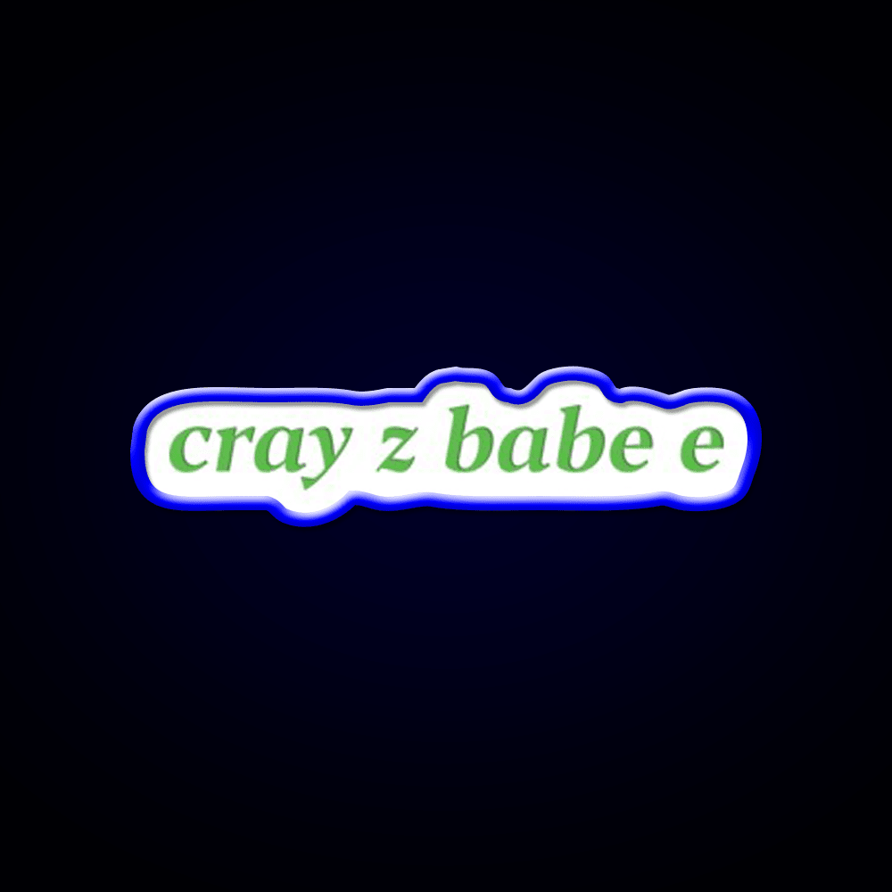 Cray Z Babe E Tde Welcome Led Neon Sign Open Sign Rgb Color - Shineneon
