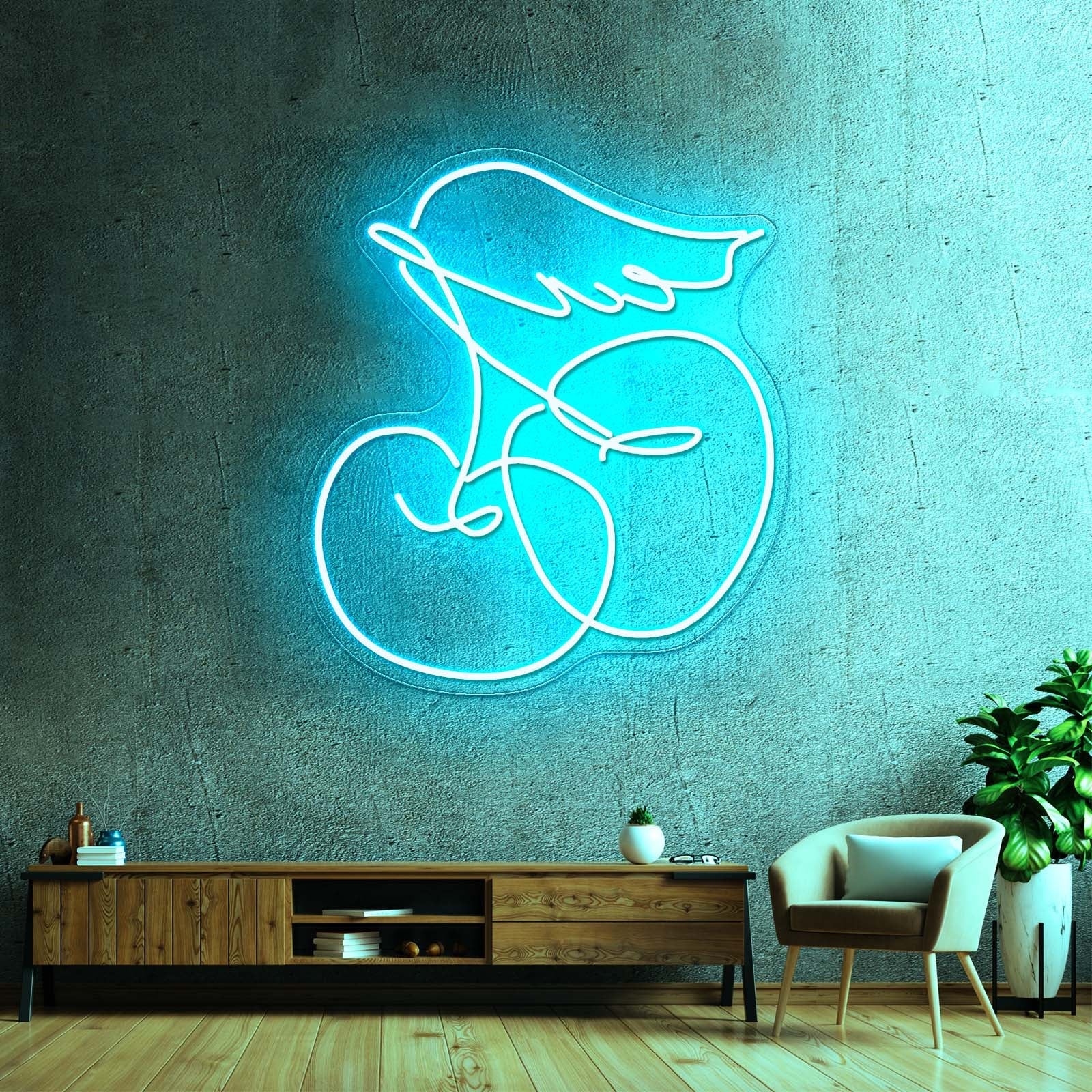 Crazy Cherry Artistic Design Neon Sign Wall Art - Shineneon