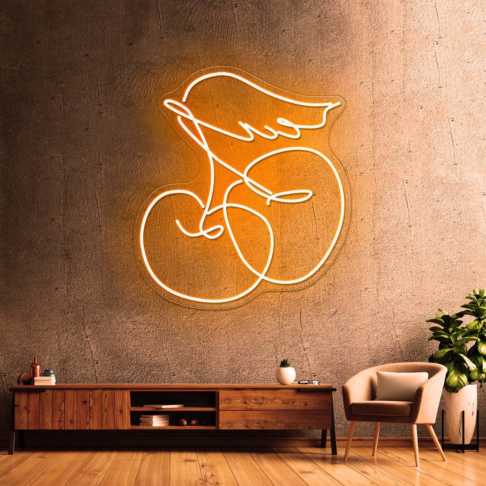 Crazy Cherry Artistic Design Neon Sign Wall Art - Shineneon