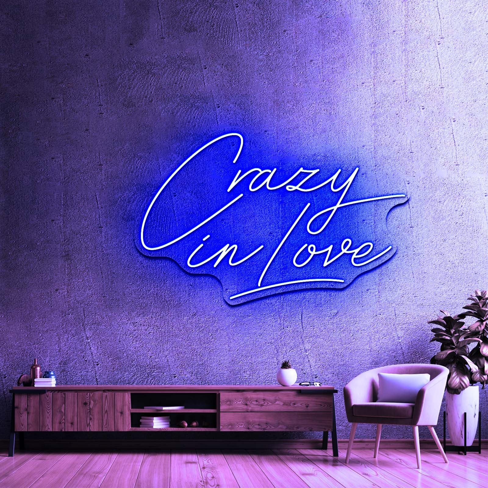 Crazy In Love Led Wedding Signs - Shineneon